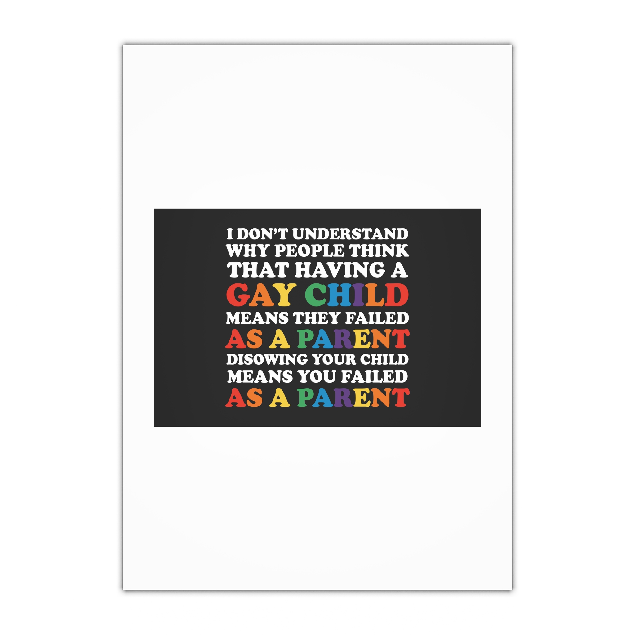 Pride Gay Lgbt Rainbow Tshirt Design(1) Gift Wrapping Paper Sheets 1pc