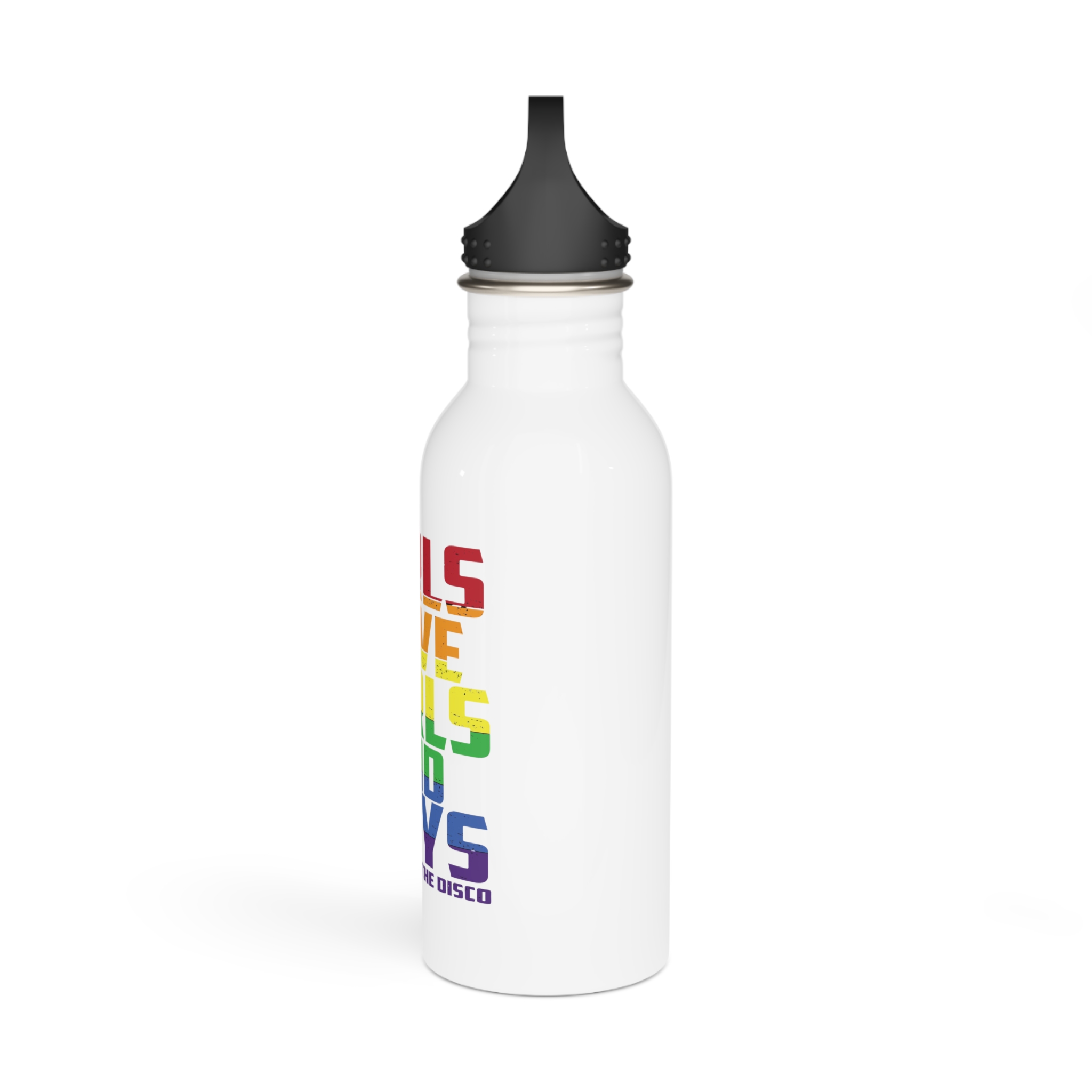 Vector T Shirt Design Template Stainless Steel Water Bottle - Image 4