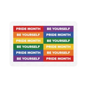 Lesbian Pride Design 33F9F4 Pet Food Mat 12x18