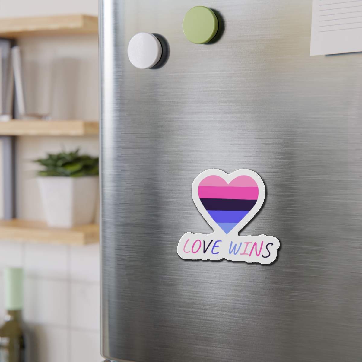 Colorful Heart Shape Omnisexual Pride Flag Happy Pride Day Lgbtqia Community Pride Month Vector Hand Drawn Doodle Posters Stickers Logo Cards Die Cut Magnets - Image 9