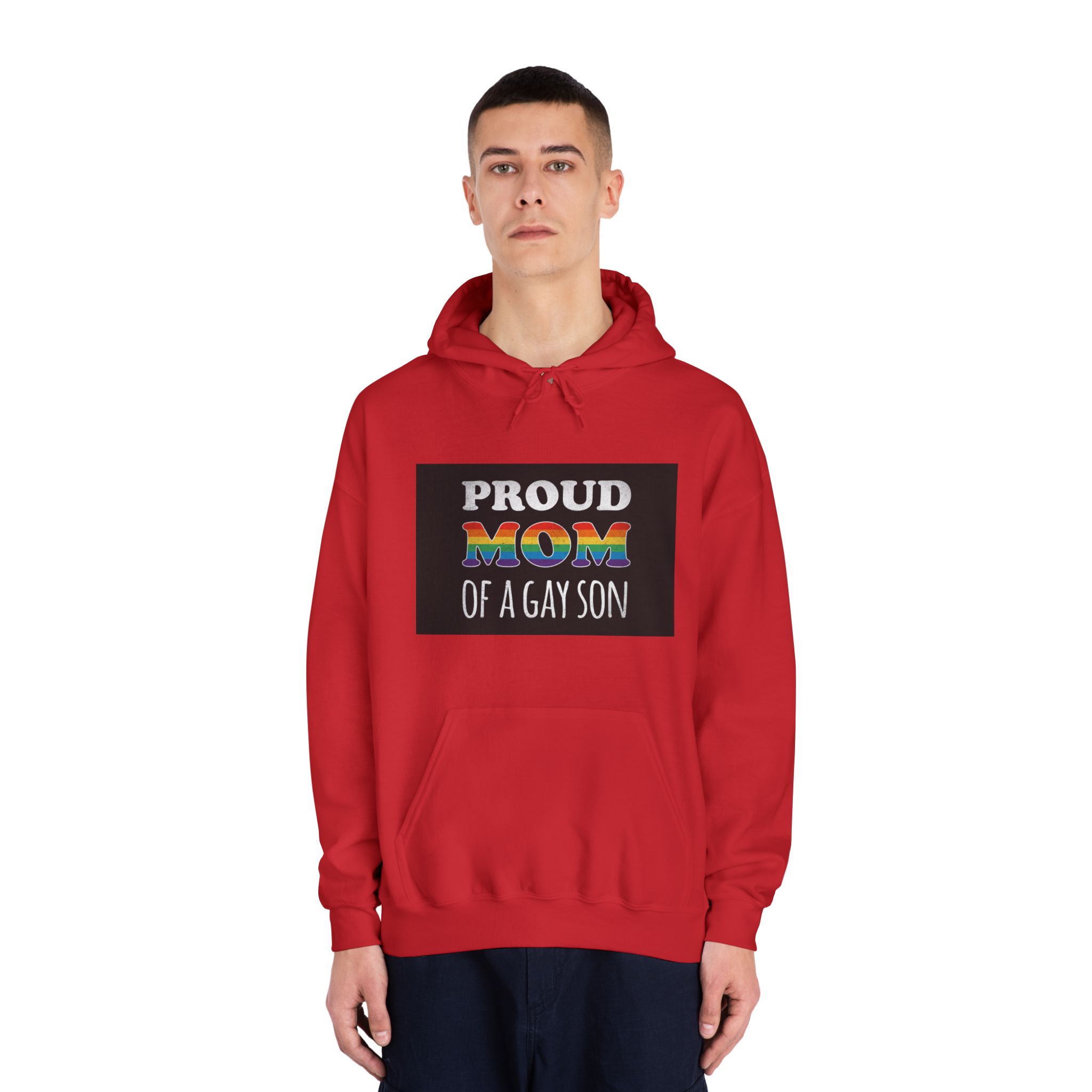 Mother Day Pride Rainbow Typography Vector Premium T Shirt(4) Unisex Dryblend Hooded Sweatshirt - Image 35