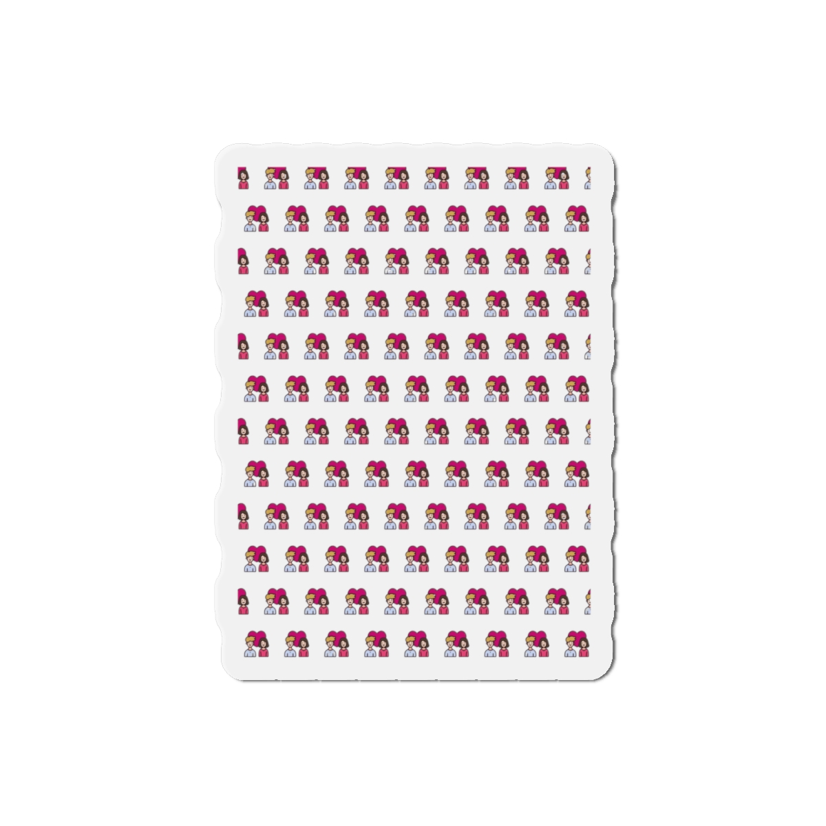 Vactor Seamleass Love Valentines Theme Calendar Die Cut Magnets - Image 13