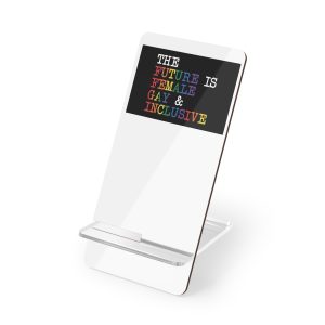 Colorful Text That Says Future Women Is Breastfeeding Mobile Display Stand For Smartphones