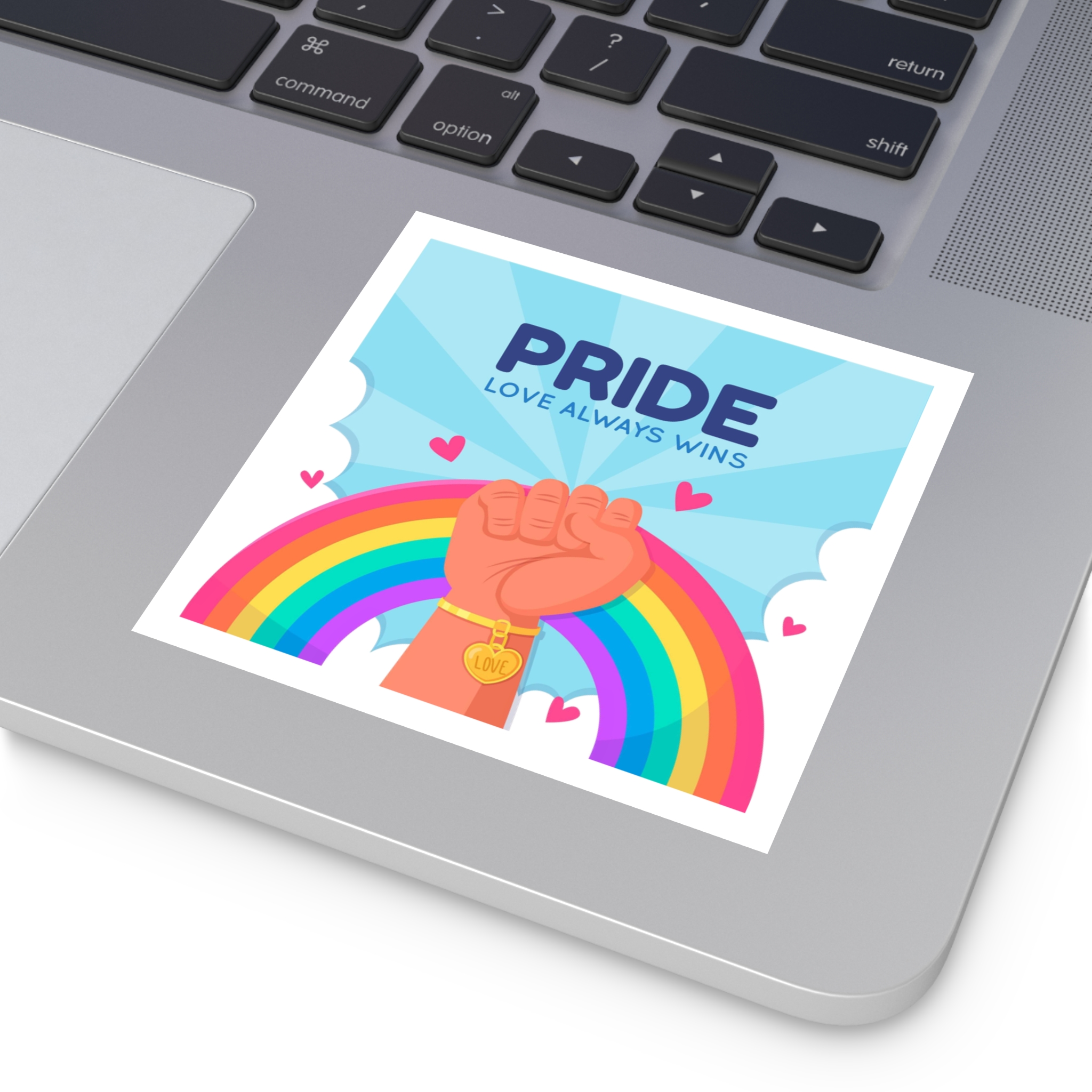 Pride Day Concept Laminate Stickers Square - Image 19