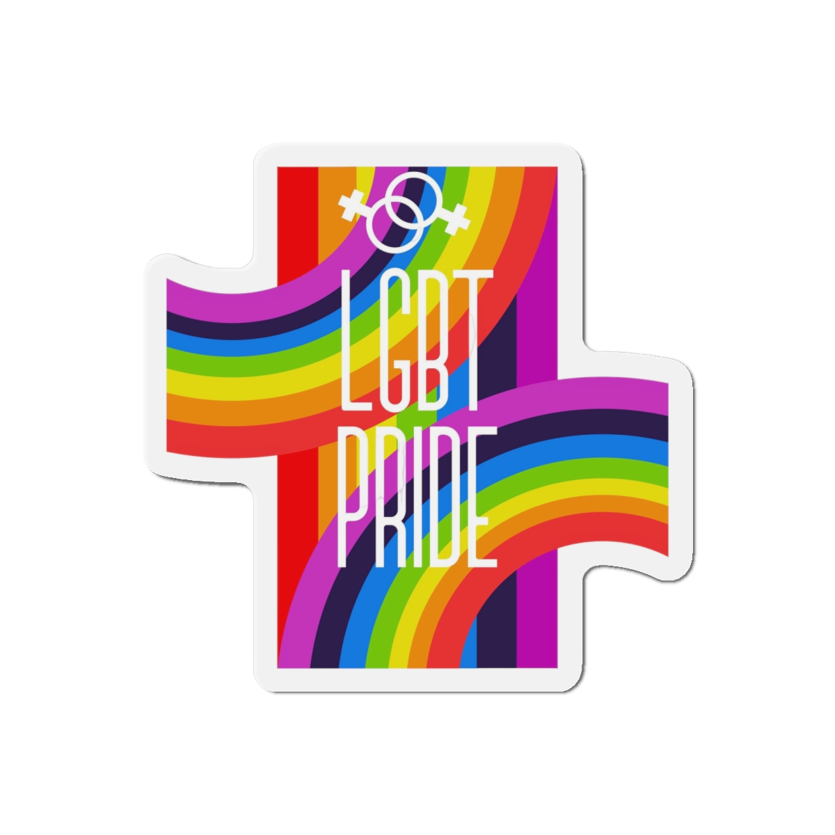 Gay Pride Background Lgbt Day Vector Illustration With Colorful Realistic Style Stickers Flyers Logo Designs Die Cut Magnets - Image 10
