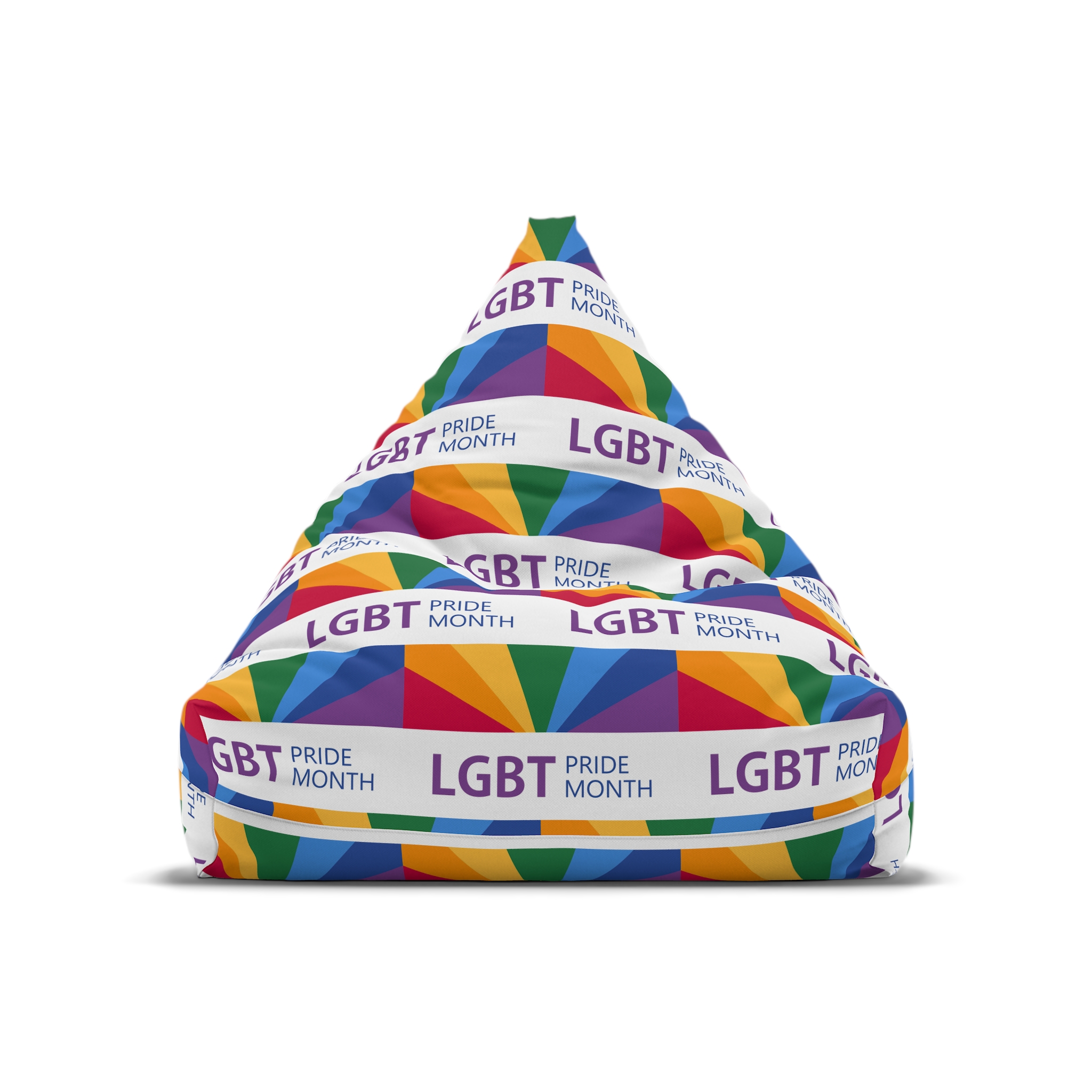 Pride Month Lgbt Horizontal Banner Template Gay Parade Annual Summer Event Bean Bag Chair Cover - Image 5