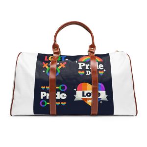 Flat Pride Day Badge Collection 3 Waterproof Travel Bag