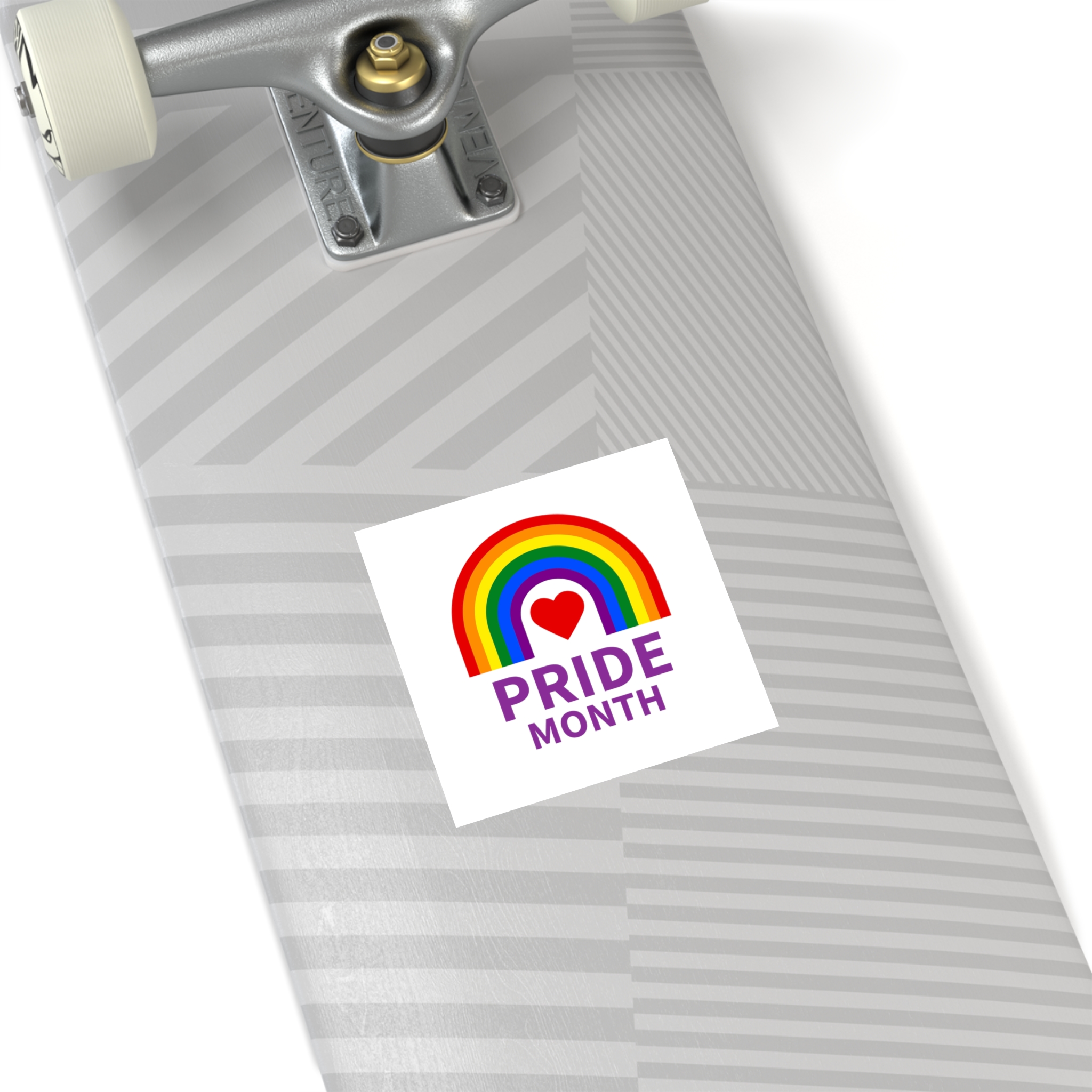 Pride Month Logo Template Design Laminate Stickers Square - Image 72