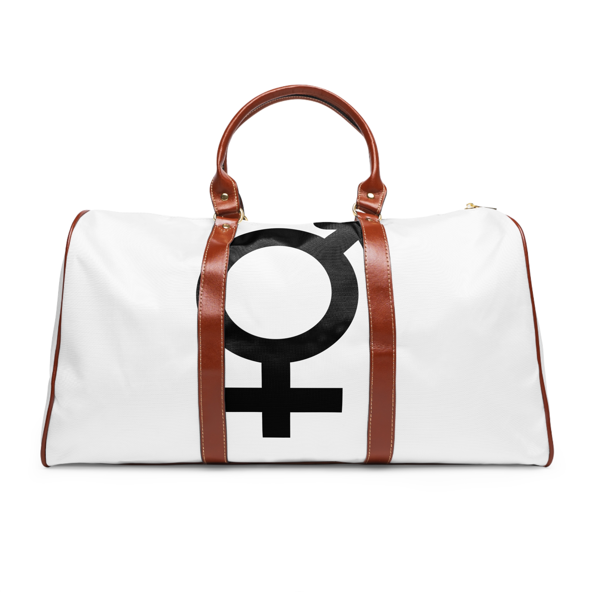 Combined Gender Symbol Diversity Identity Waterproof Travel Bag