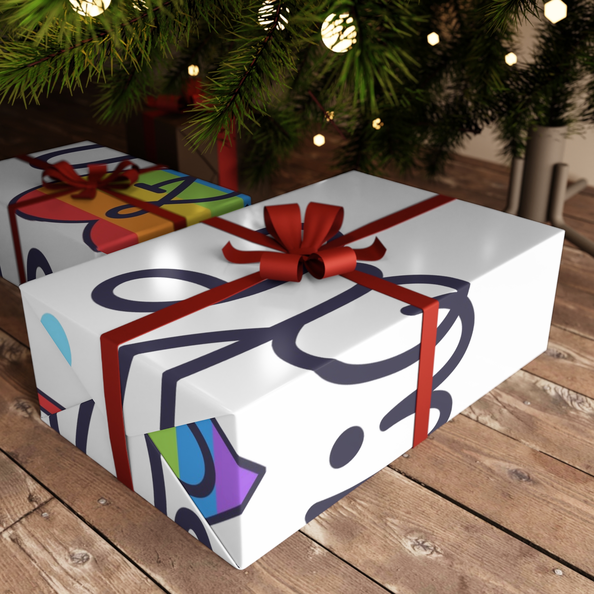 Pride Day Lettering Concept Gift Wrapping Paper Sheets 1pc - Image 6