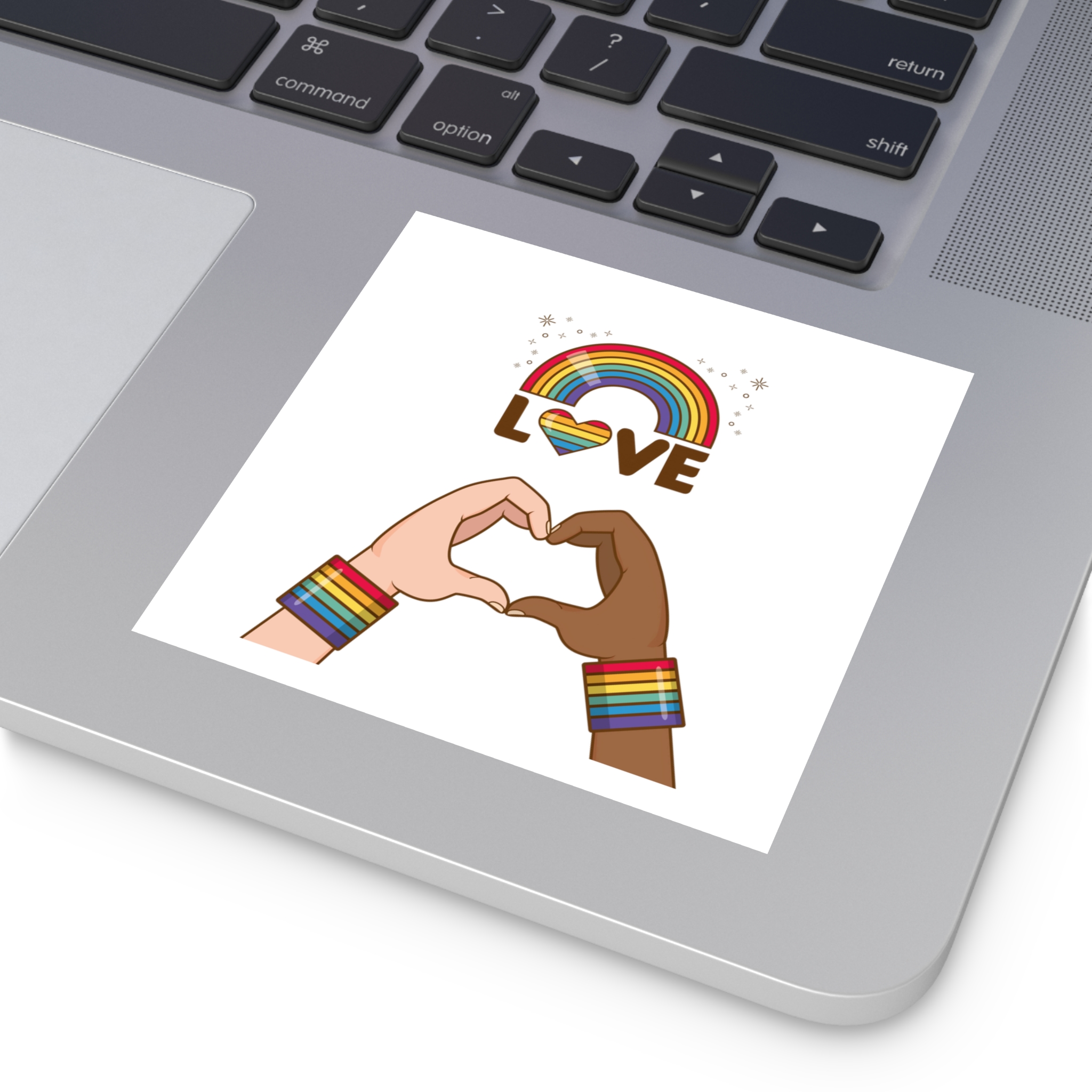Lgbt Pride Element Collection Laminate Stickers Square - Image 27