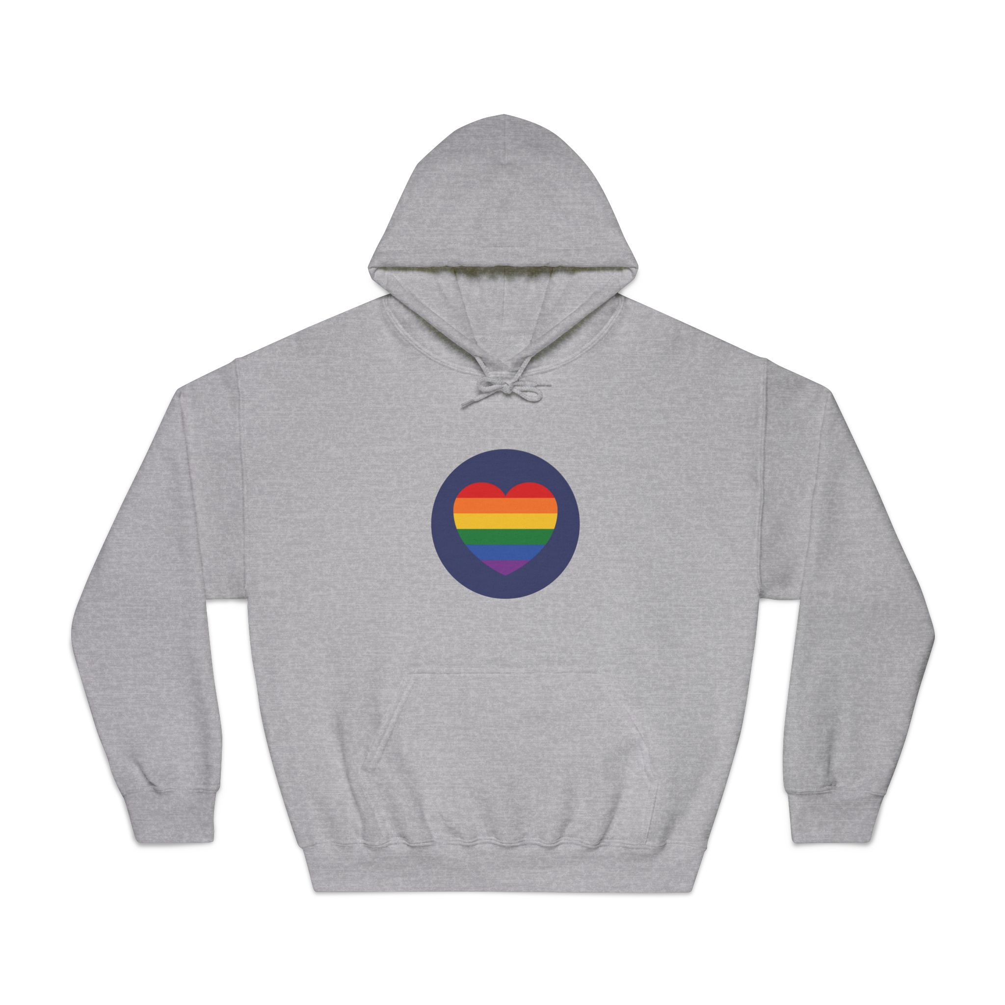 Lgbt Pride Month June Lesbian Gay Bisexual Transgender Lgbtq Flag Rainbow Vector(5) Unisex Dryblend Hooded Sweatshirt - Image 13