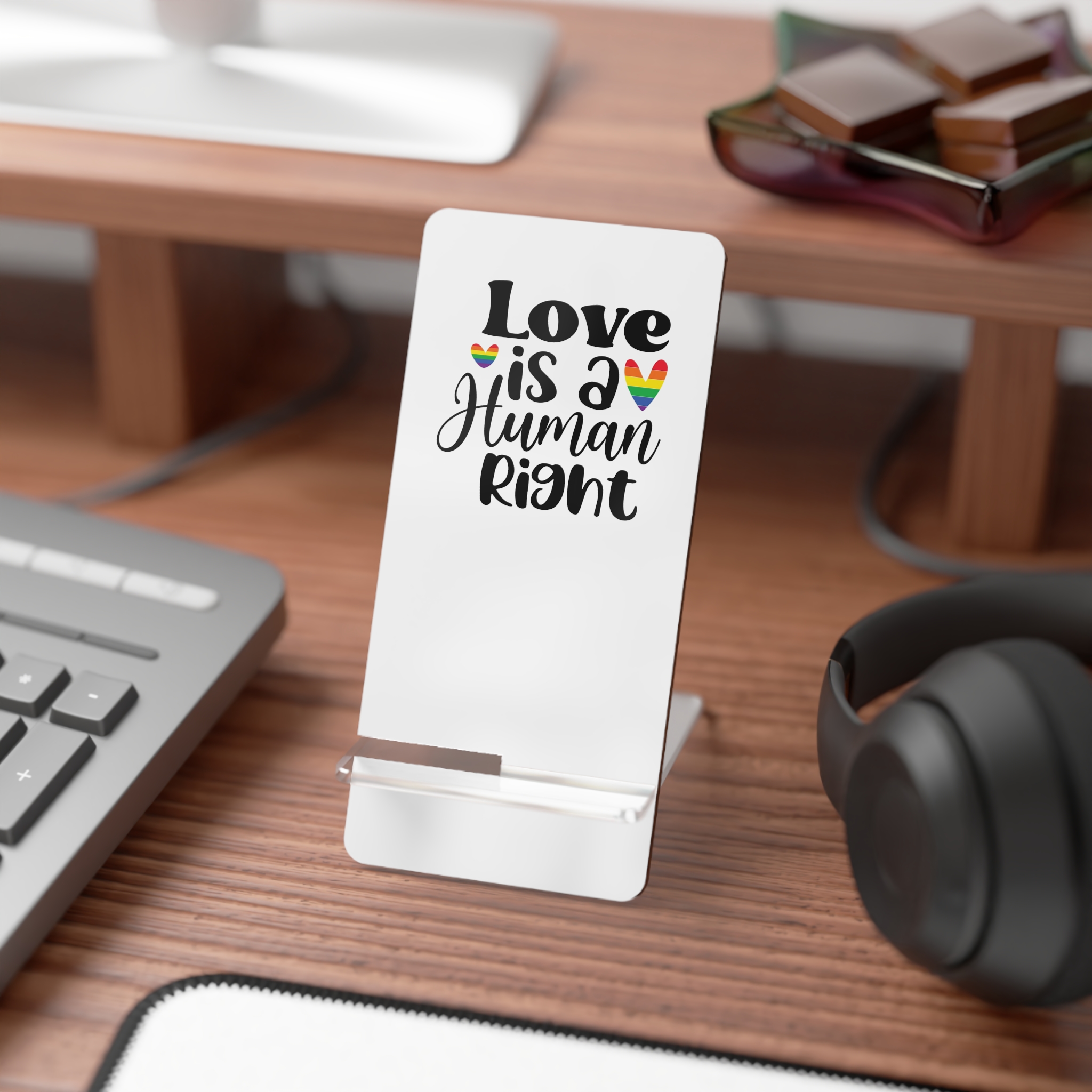 Gay Pride Svg Design (2) Mobile Display Stand For Smartphones - Image 3