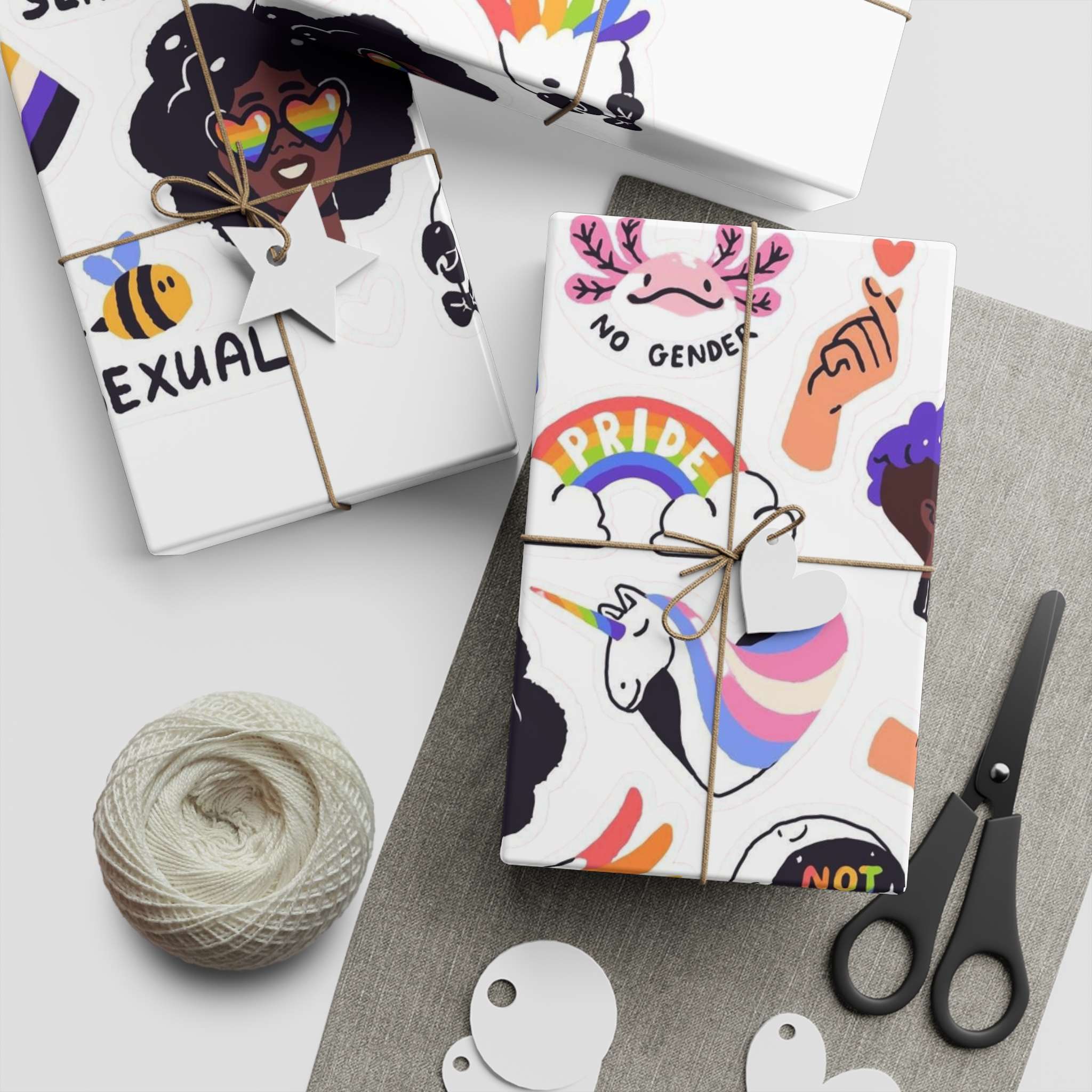 Lgbtq Stickers Pack Pride Month Set Rainbow Hearts Cute Unicorn Cat Icons Lgbt Progressive Flag Lesbian Kiss Love Gay Slogans Phrases Symbols Flat Hand Drawn Isolated Vector Illustrations Gift... - Image 5