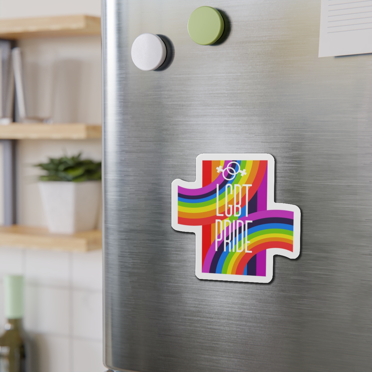 Gay Pride Background Lgbt Day Vector Illustration With Colorful Realistic Style Stickers Flyers Logo Designs Die Cut Magnets - Image 9