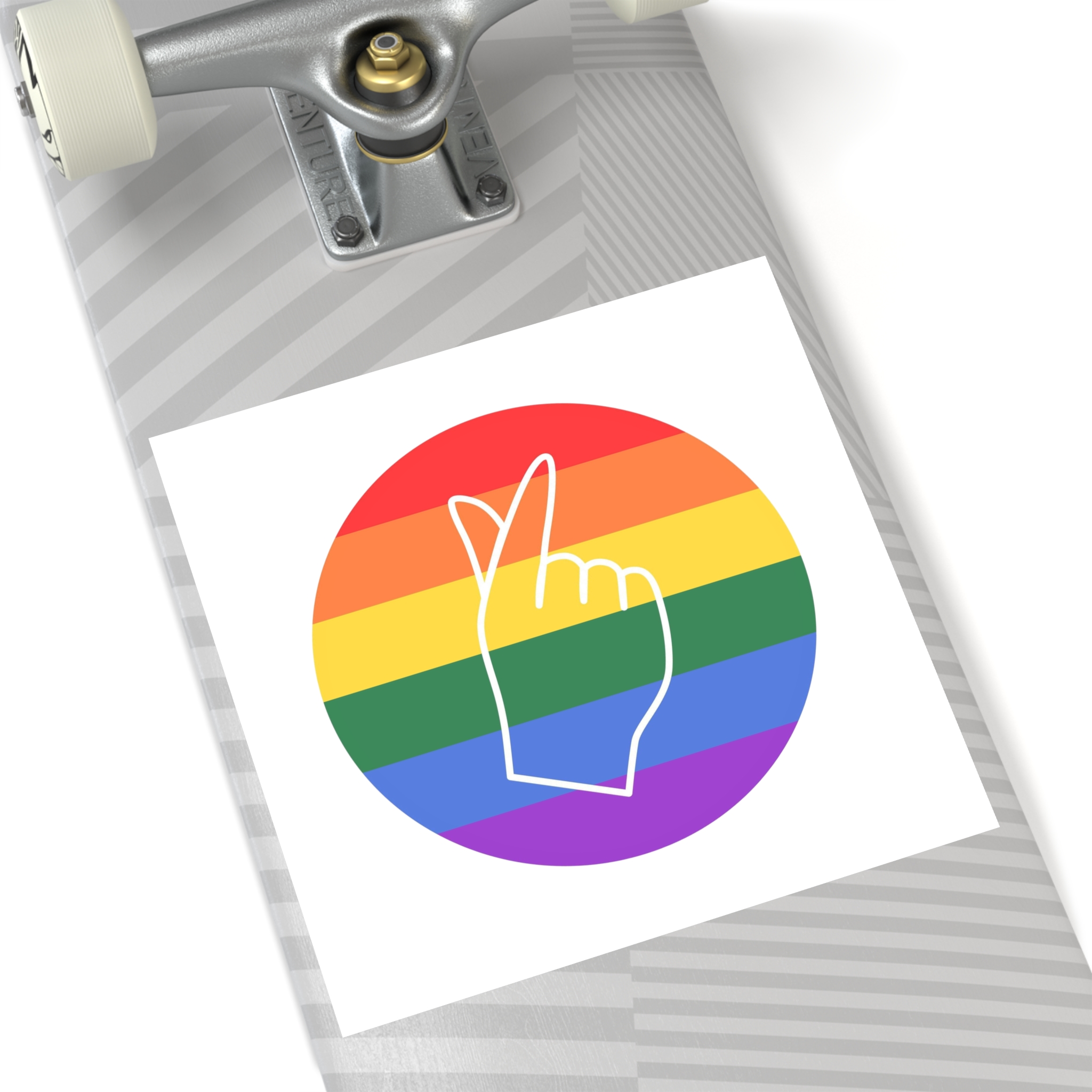 Lgbtq Diversity Rainbow Pride Concept Vector Isolated Illustration Laminate Stickers Square - Image 56