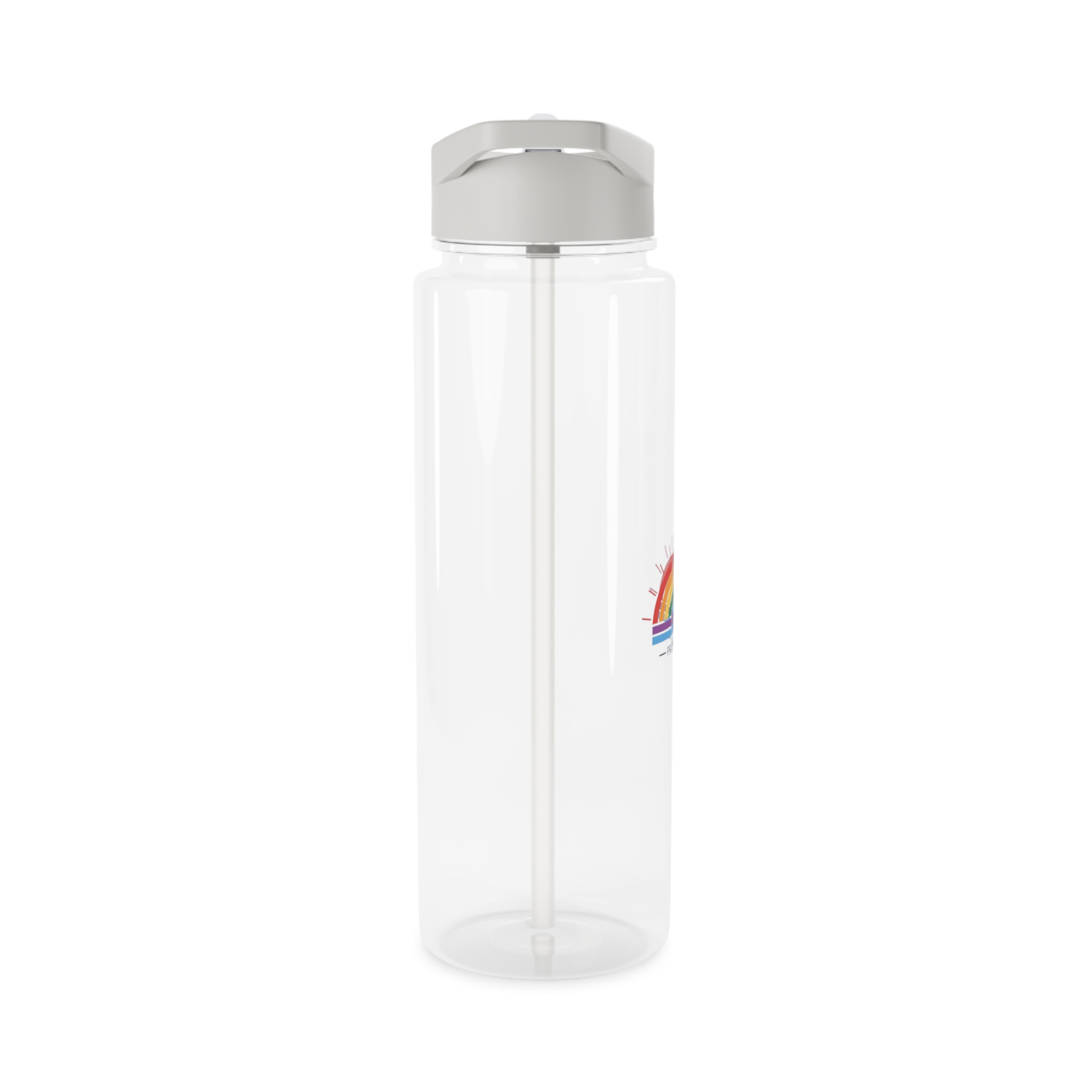 Pride Day Rainbow Flag Icon Vector Illustration Celebrating Lgbtq Community Diversity With Colorful Stripes Radiant Design Tritan Water Bottle - Image 8