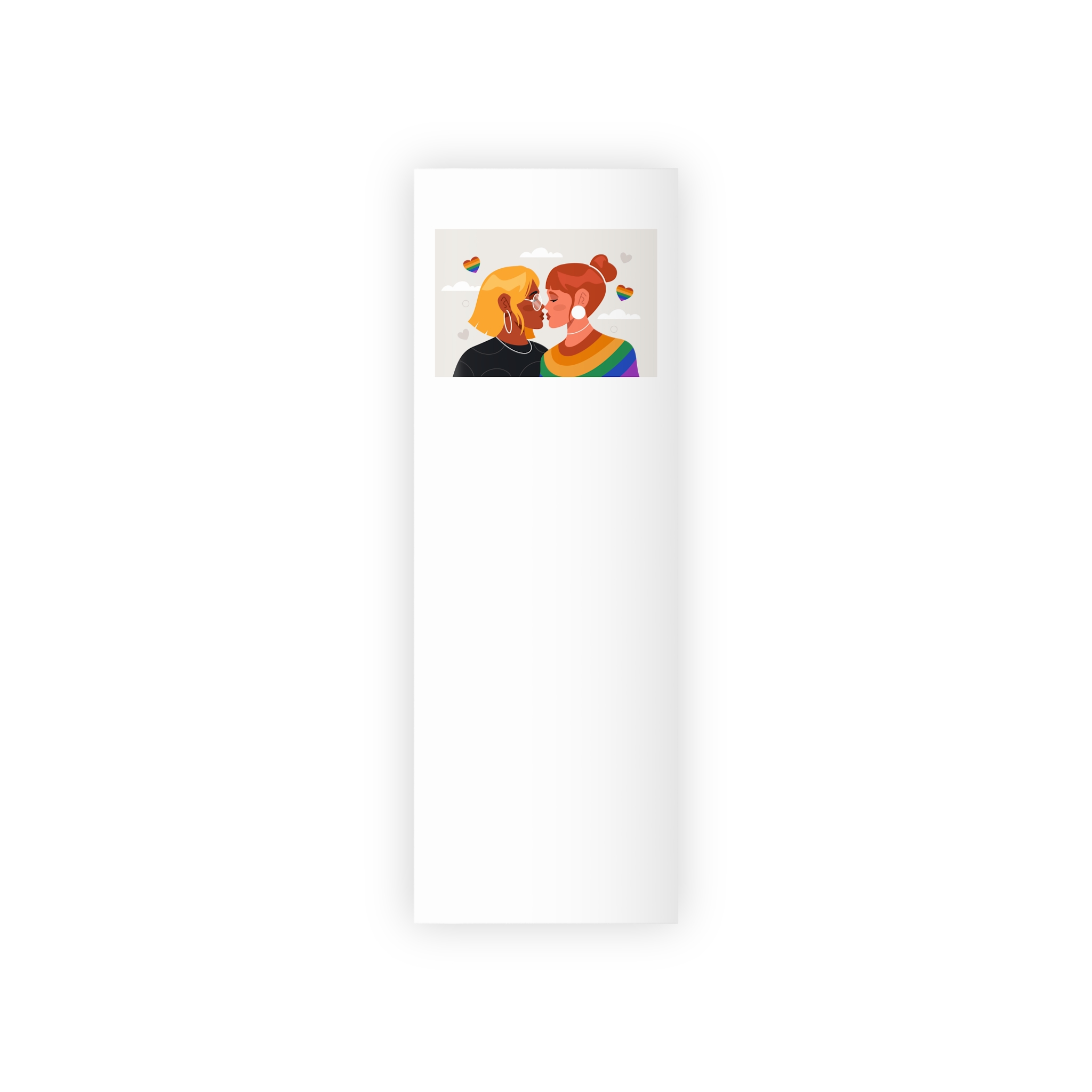 Lesbian Pride Design 2D6E22 Gift Wrapping Paper Rolls 1pc - Image 5