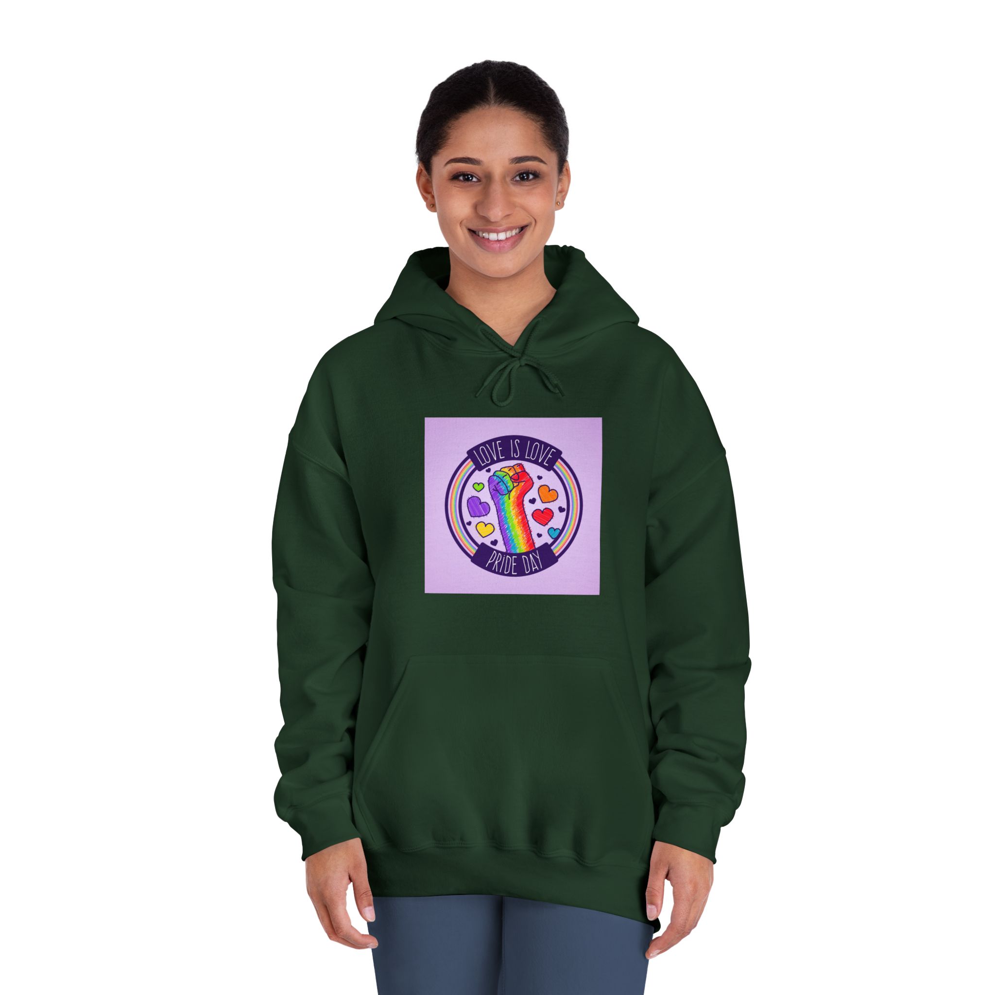 Pride Day Event Concept Unisex Dryblend Hooded Sweatshirt - Image 24