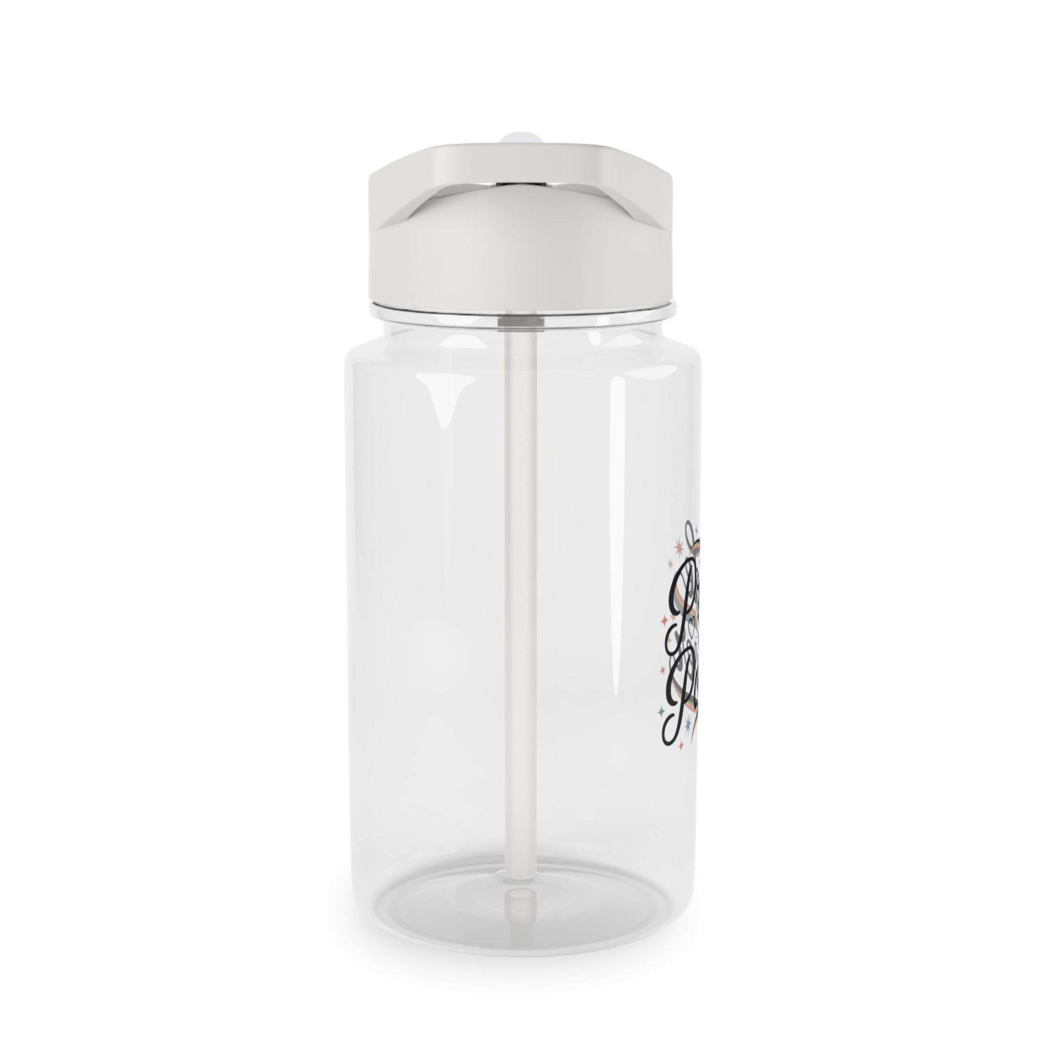 Pride Is Power T Shirt Design Isolated White Background Tritan Water Bottle - Image 4