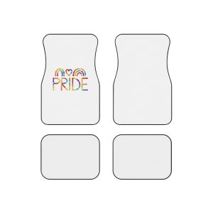 Vibrant Pride Celebration Poster Car Mats Set Of 4