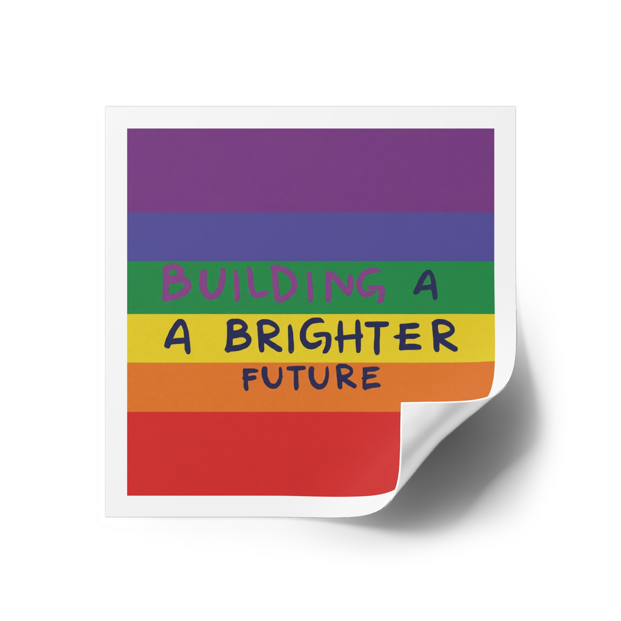 Rainbow Lgbt Flag Vector Illustration Pride Month Rainbow Lgbt Flag Vector Illustration Pri Laminate Stickers Square - Image 18