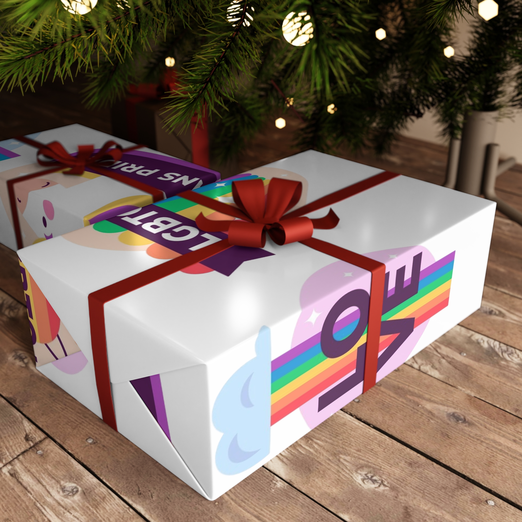 Labels Design Pride Day Event Gift Wrapping Paper Sheets 1pc - Image 6