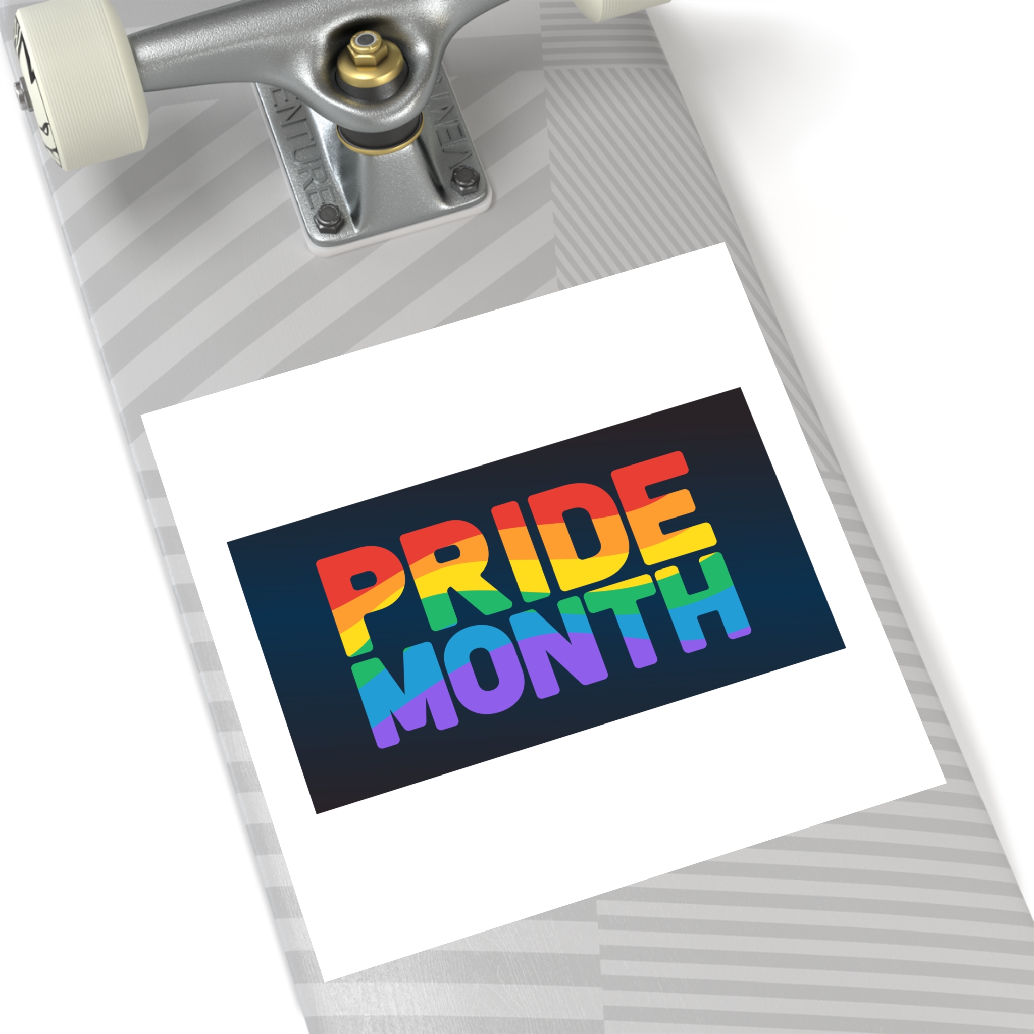 Lgbt Pride Rainbow Flag Lettering Banner Poster Social Media Pride Calligraphy With Laminate Stickers Square - Image 64