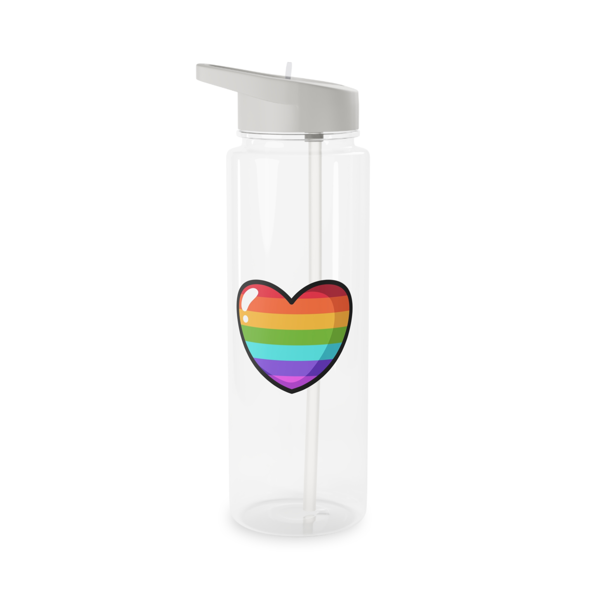 Pride Heart Cartoon Style Tritan Water Bottle - Image 5