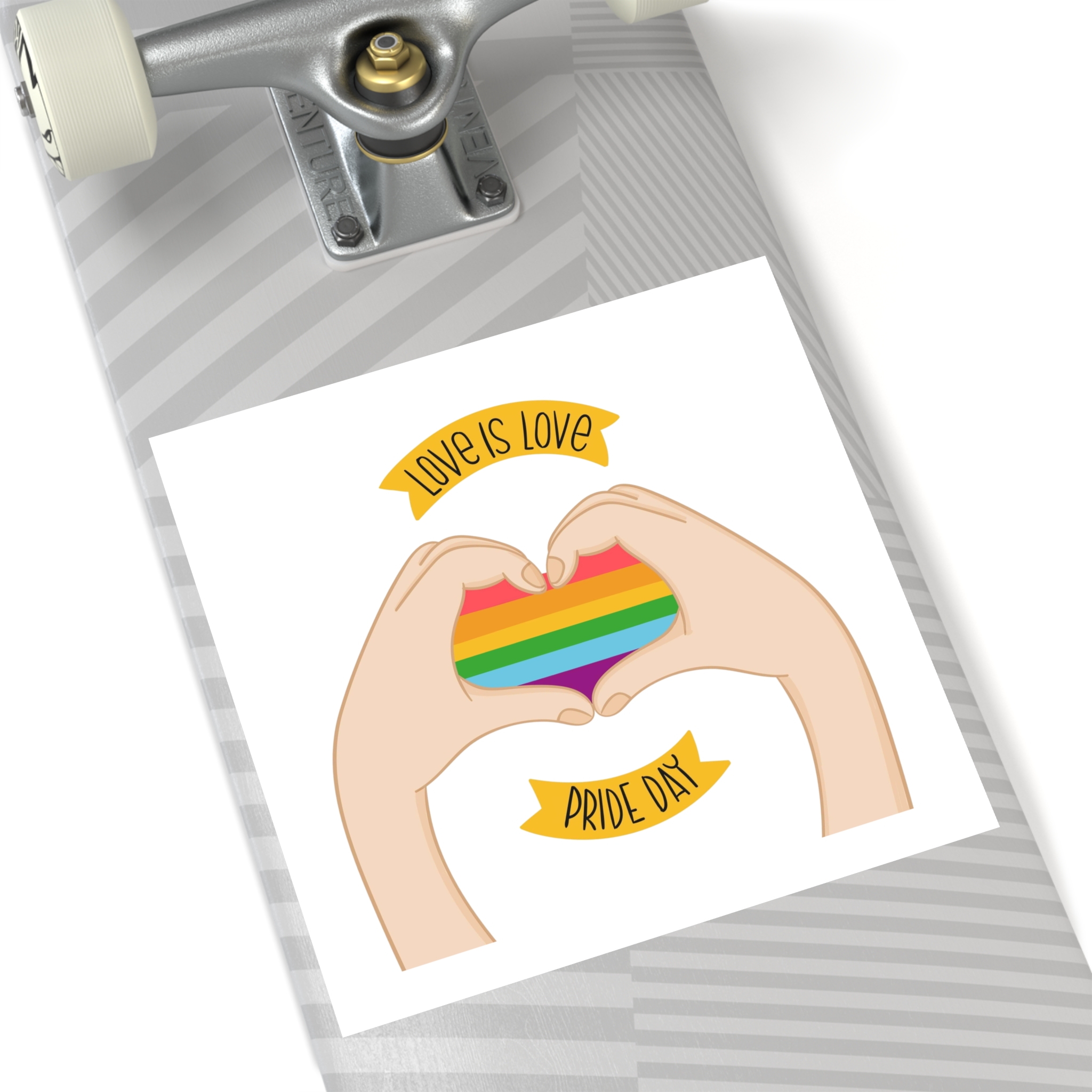 Pride Day Concept(1) Laminate Stickers Square - Image 52