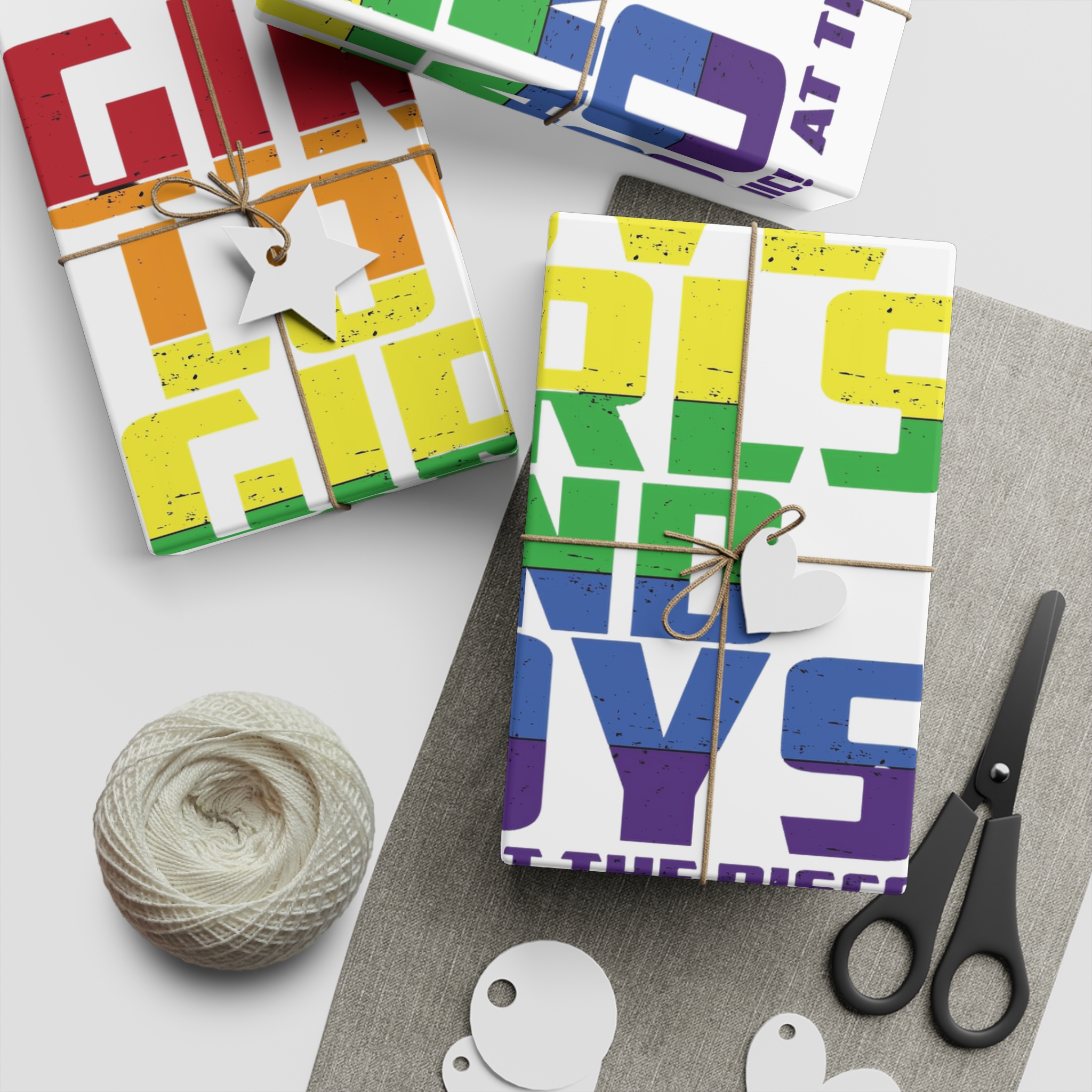 Vector T Shirt Design Template Gift Wrapping Paper Sheets 1pc - Image 2