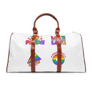 Illustrations Pride Day Badges Waterproof Travel Bag