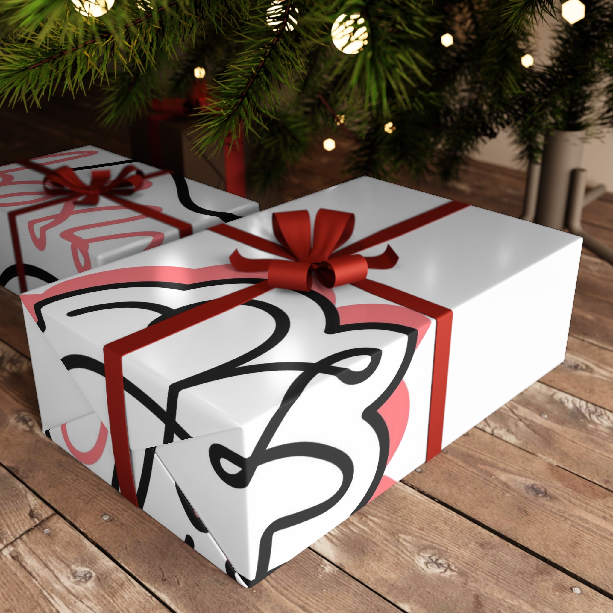 Self Love Lettering Gift Wrapping Paper Sheets 1pc - Image 6