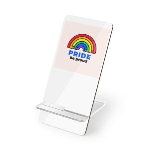Flat Lgbt Pride Month Logo Template(1) Mobile Display Stand For Smartphones