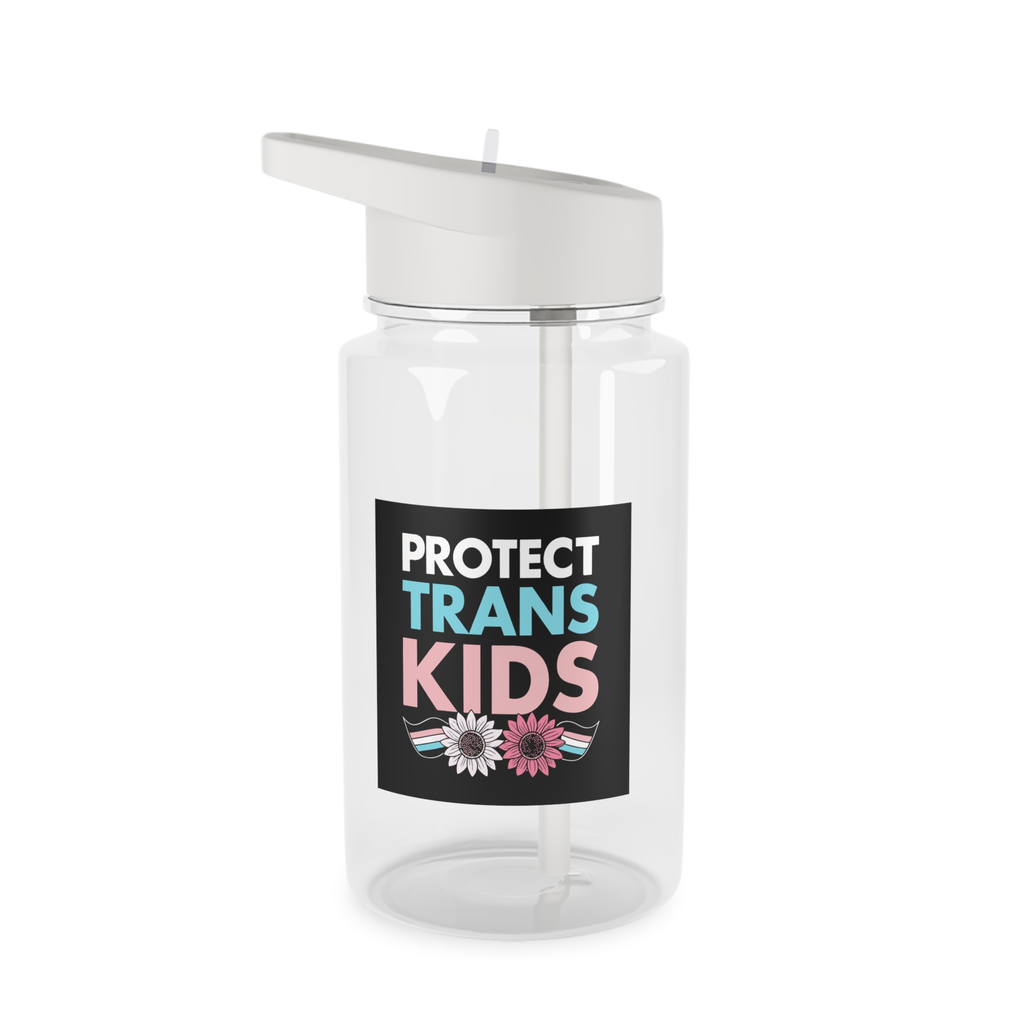 Protect Trans Kids(1) Tritan Water Bottle