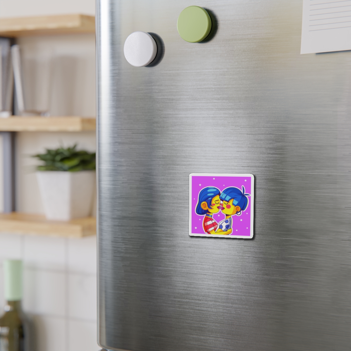 Lesbian Pride Design 4F4976 Die Cut Magnets - Image 3