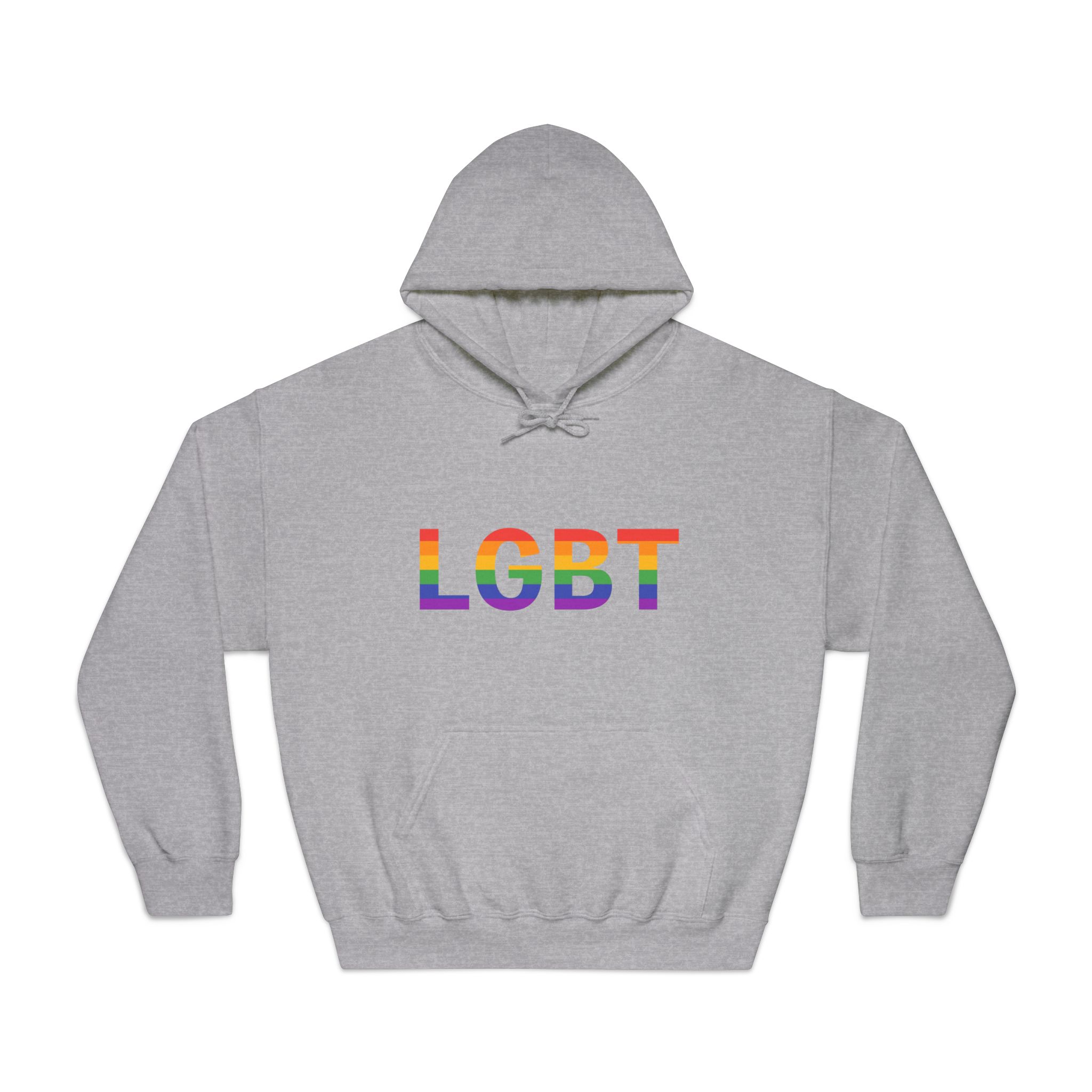 Lgbt Rainbow Colors Lgbt Logo Unisex Dryblend Hooded Sweatshirt - Image 13