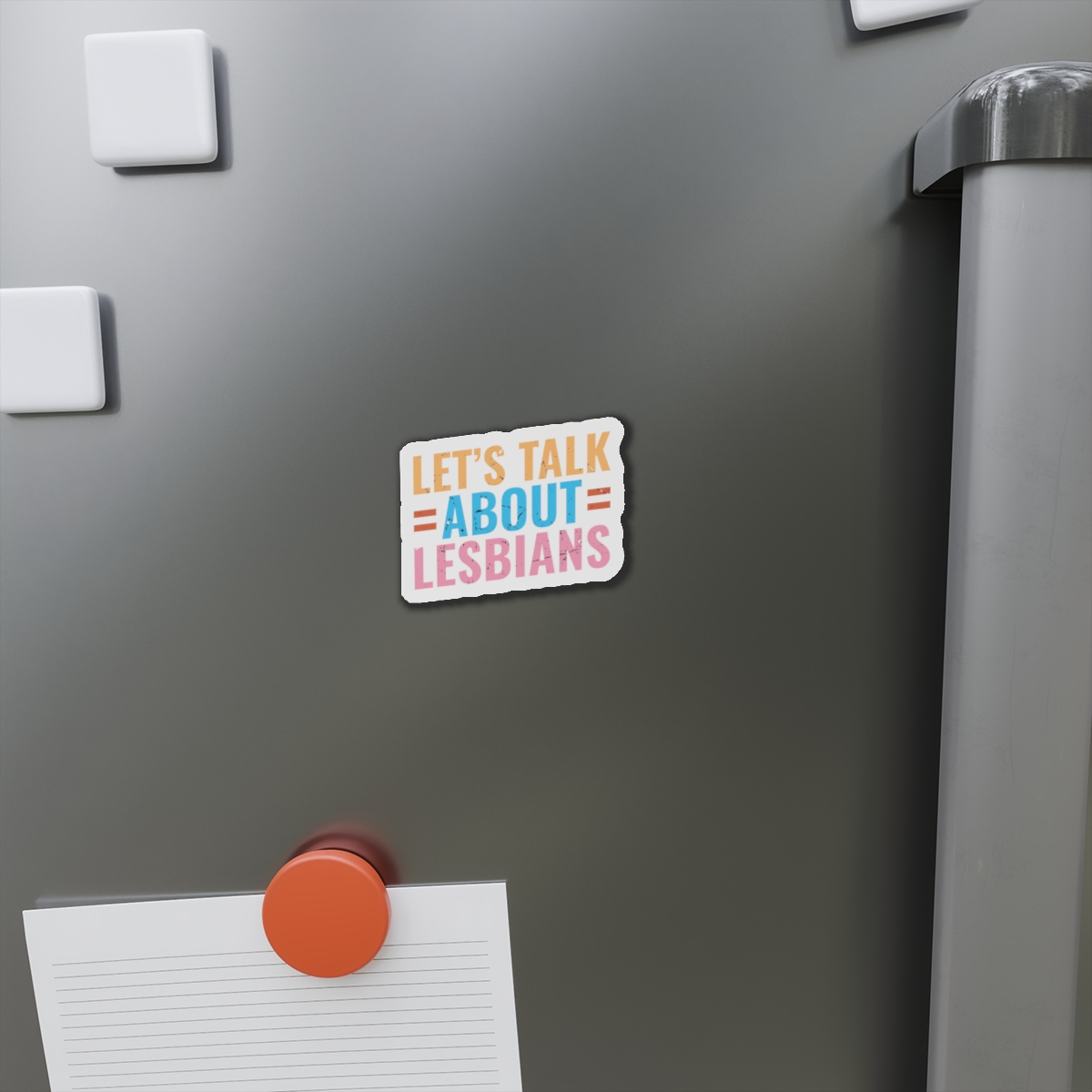 Lets Talk About Lesbians Die Cut Magnets - Image 5