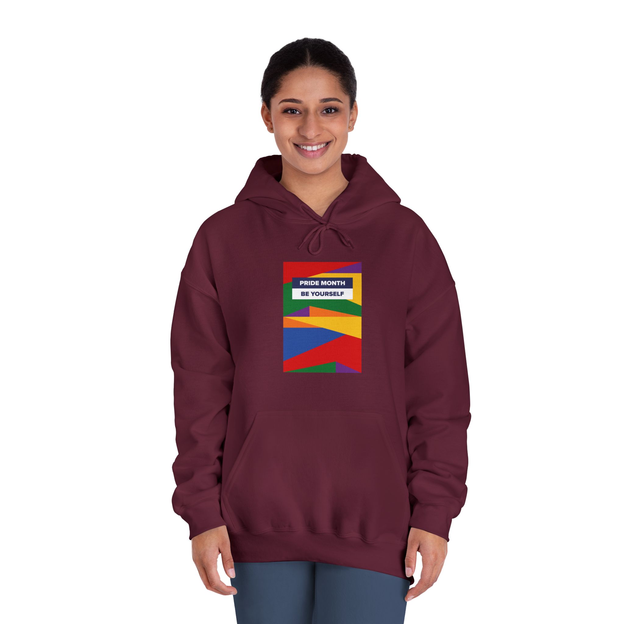 Lgbt Pride Month June Lesbian Gay Bisexual Transgender Lgbtq Flag Rainbow Vector(2) Unisex Dryblend Hooded Sweatshirt - Image 20