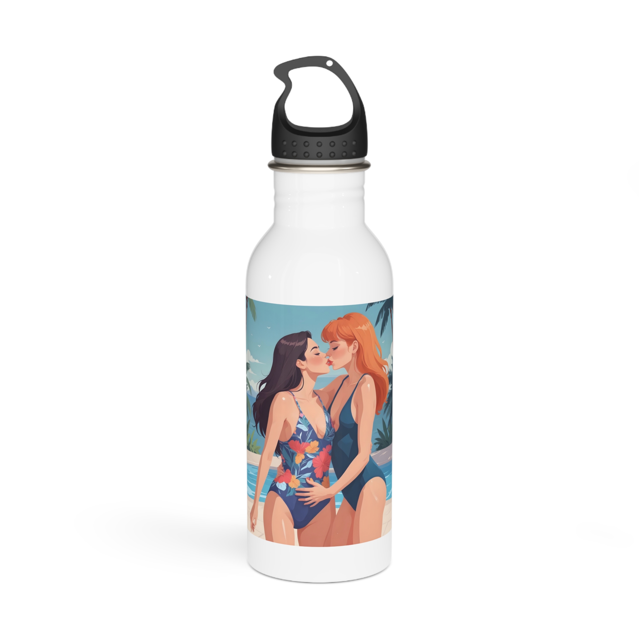 Lesbian Pride Design 9A4265 Stainless Steel Water Bottle