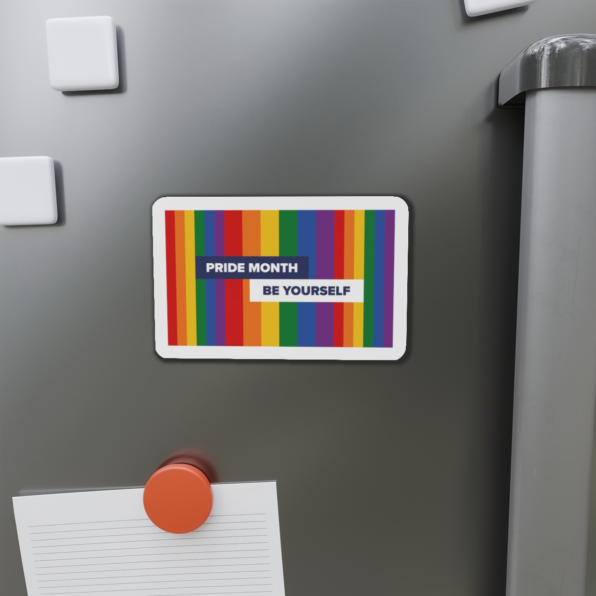 Lgbt Pride Month June Lesbian Gay Bisexual Transgender Lgbtq Flag Rainbow Vector2 Die Cut Magnets - Image 11