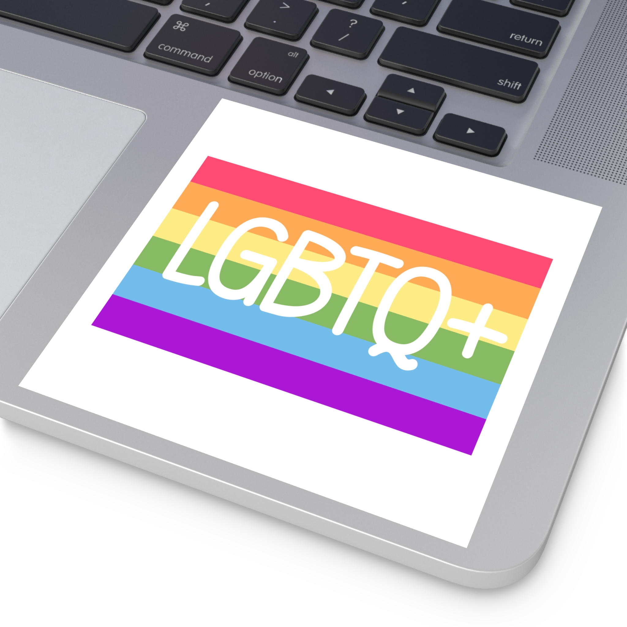 Pride Concept Background Lgbtq Pride Laminate Stickers Square - Image 47