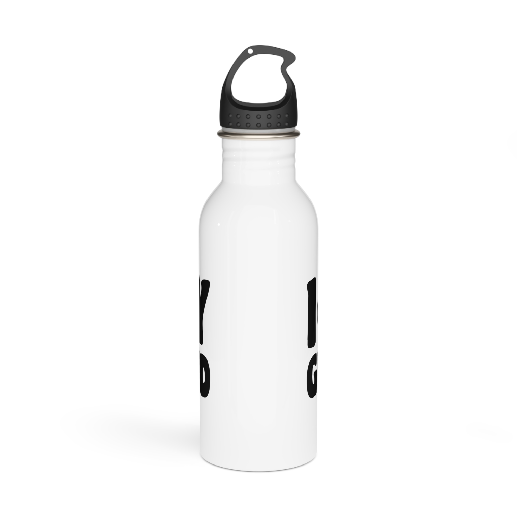 I Love My Girlfriend Iheart My Girlfriend Stainless Steel Water Bottle - Image 3