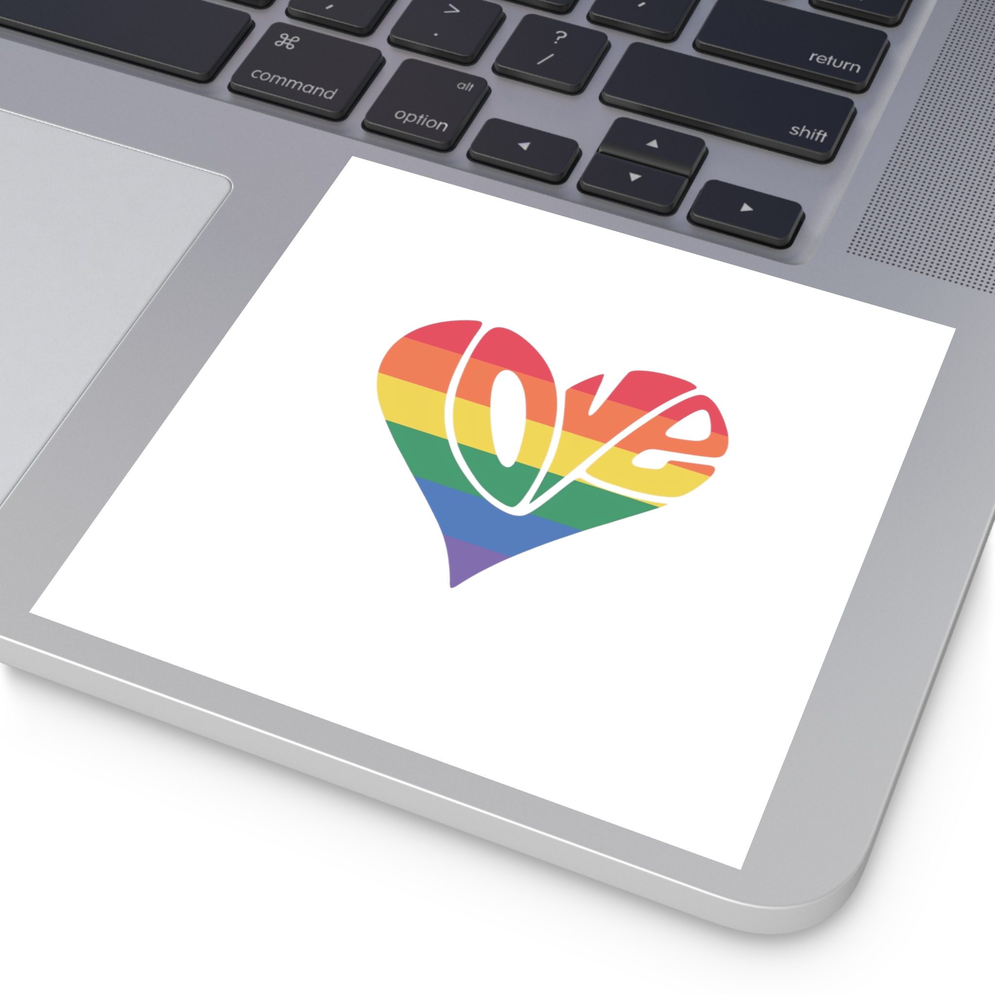 Pride Lgbt Gay Retro Tshirt Design Laminate Stickers Square - Image 35
