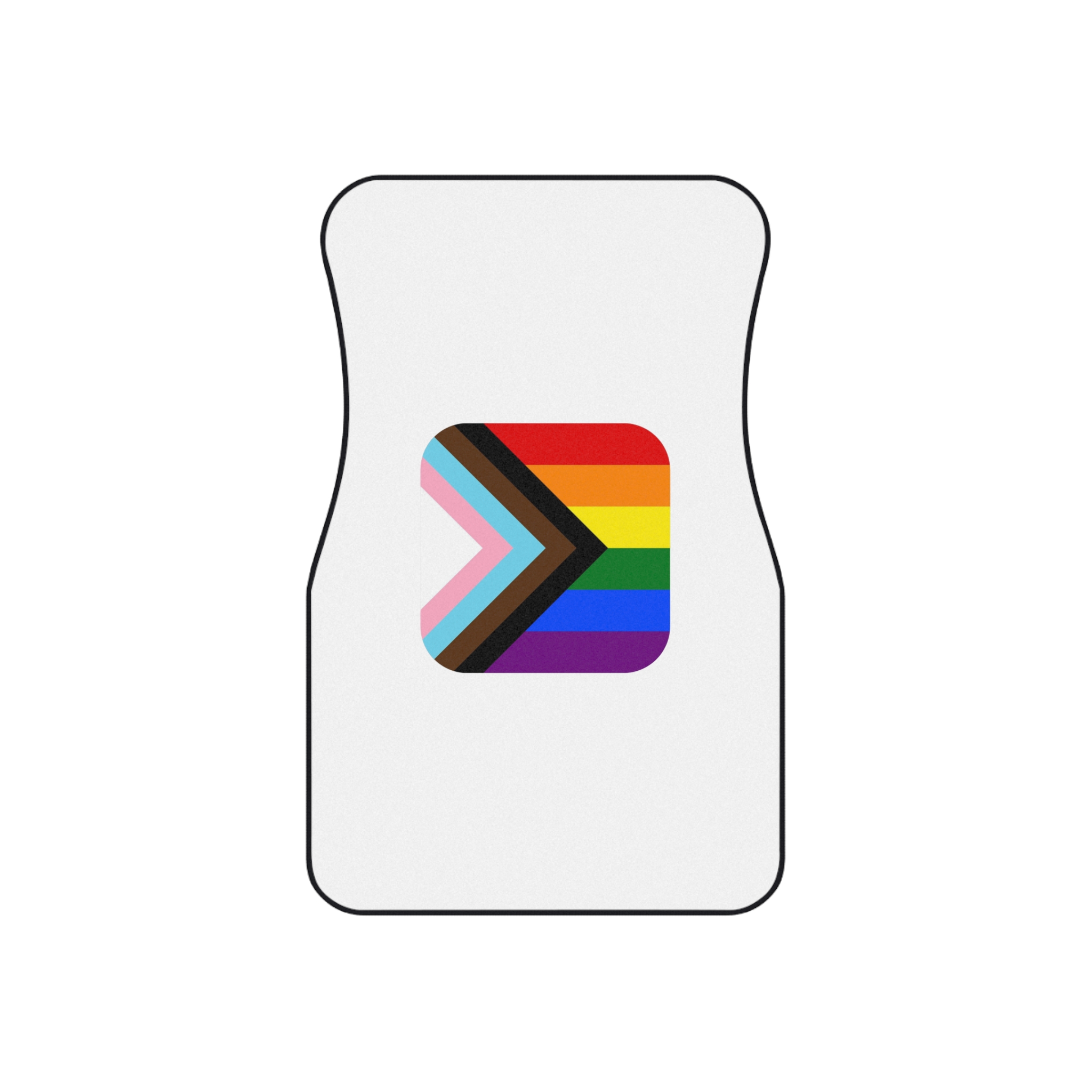 New Pride Flag Lgbtq Vector Illustartion Car Mats Set Of 4 - Image 2