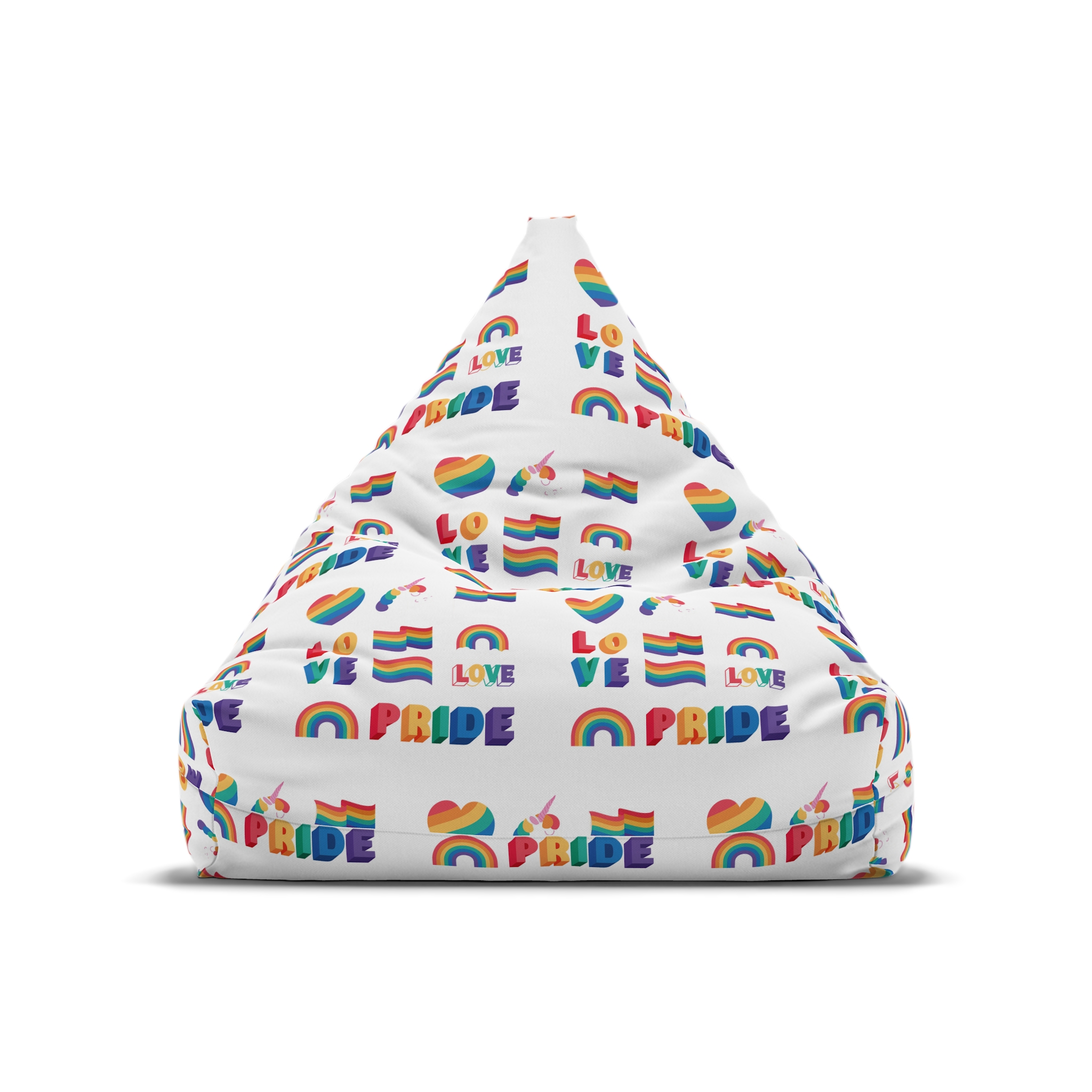 Set Ten Lgbtq Pride Items Bean Bag Chair Cover - Image 5