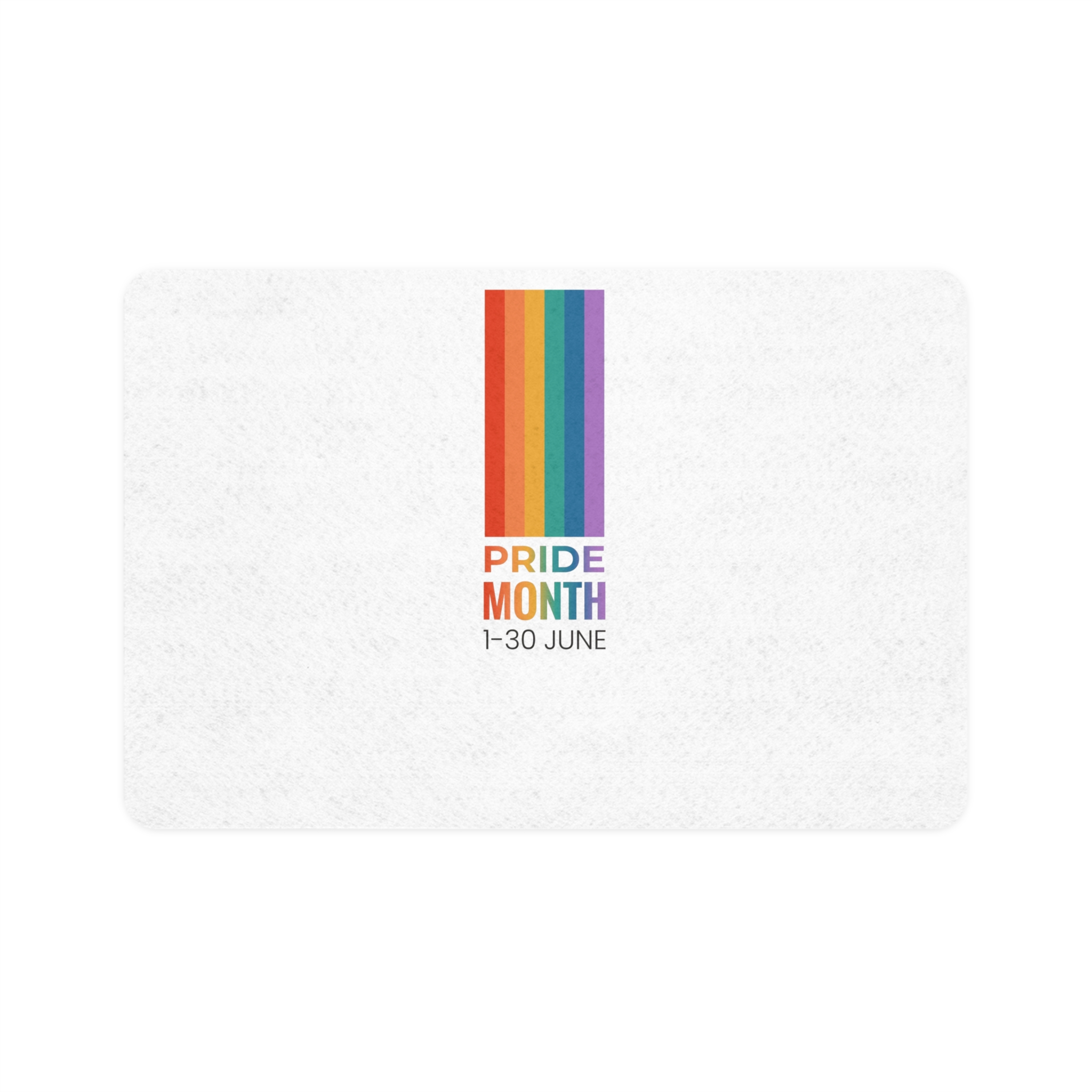 Lgbtq Pride Month Vertical Banner Card Poster Template With Rainbow Gay Parade Celebration Vector Pet Food Mat 12x18
