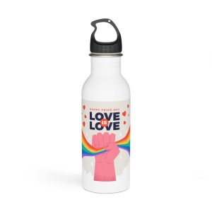 Happy Pride Day Concept Stainless Steel Water Bottle