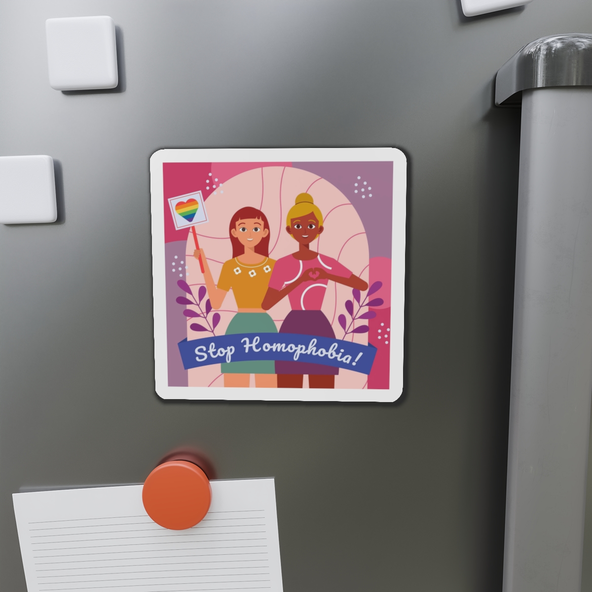 Lesbian Pride Design FE588C Die Cut Magnets - Image 11