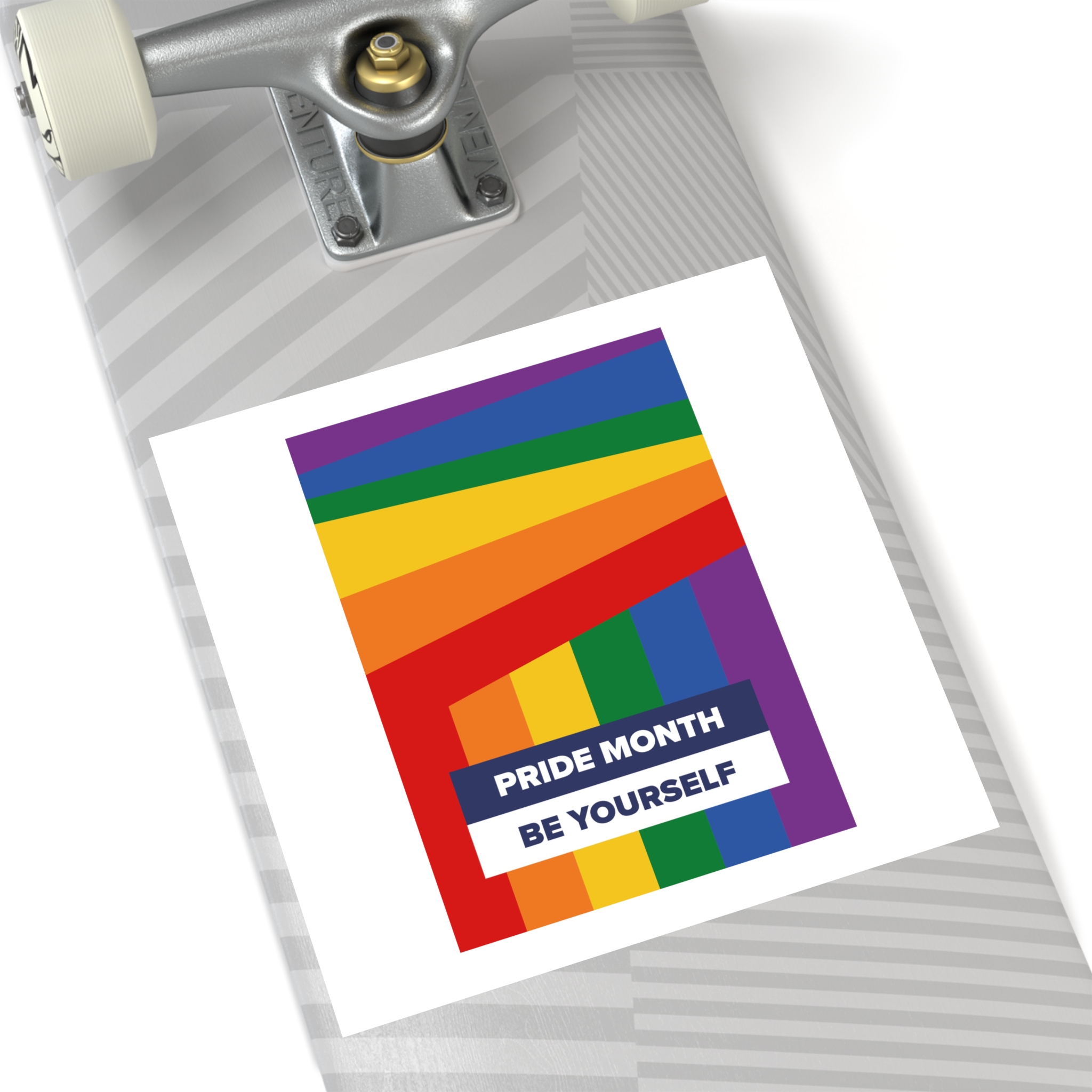 Lgbt Pride Month June Lesbian Gay Bisexual Transgender Lgbtq Flag Rainbow Vector(2)2 Laminate Stickers Square - Image 60